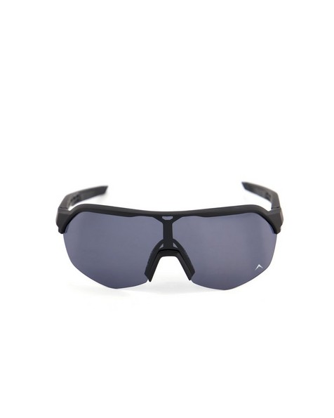 K-Way Sports Oversized Half Rim Shield Sunglasses -  black