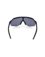 K-Way Sports Oversized Half Rim Shield Sunglasses -  black