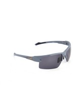 K-Way Sports Half Rim Rectangular Wrap Sunglasses -  darkcharcoal