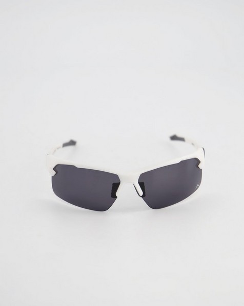K-Way Sports Half Rim Rectangular Wrap Sunglasses -  white