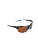 K-Way Sports Half Rim Oval Wrap Sunglasses -  blue