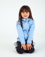 K-Way Kids Lima 2-Ply Hooded Softshell Jacket -  lightblue
