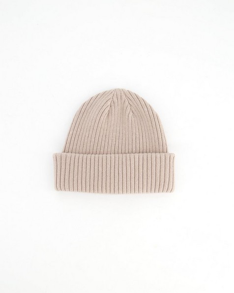 Rare Earth Rope Pattern Beanie -  taupe