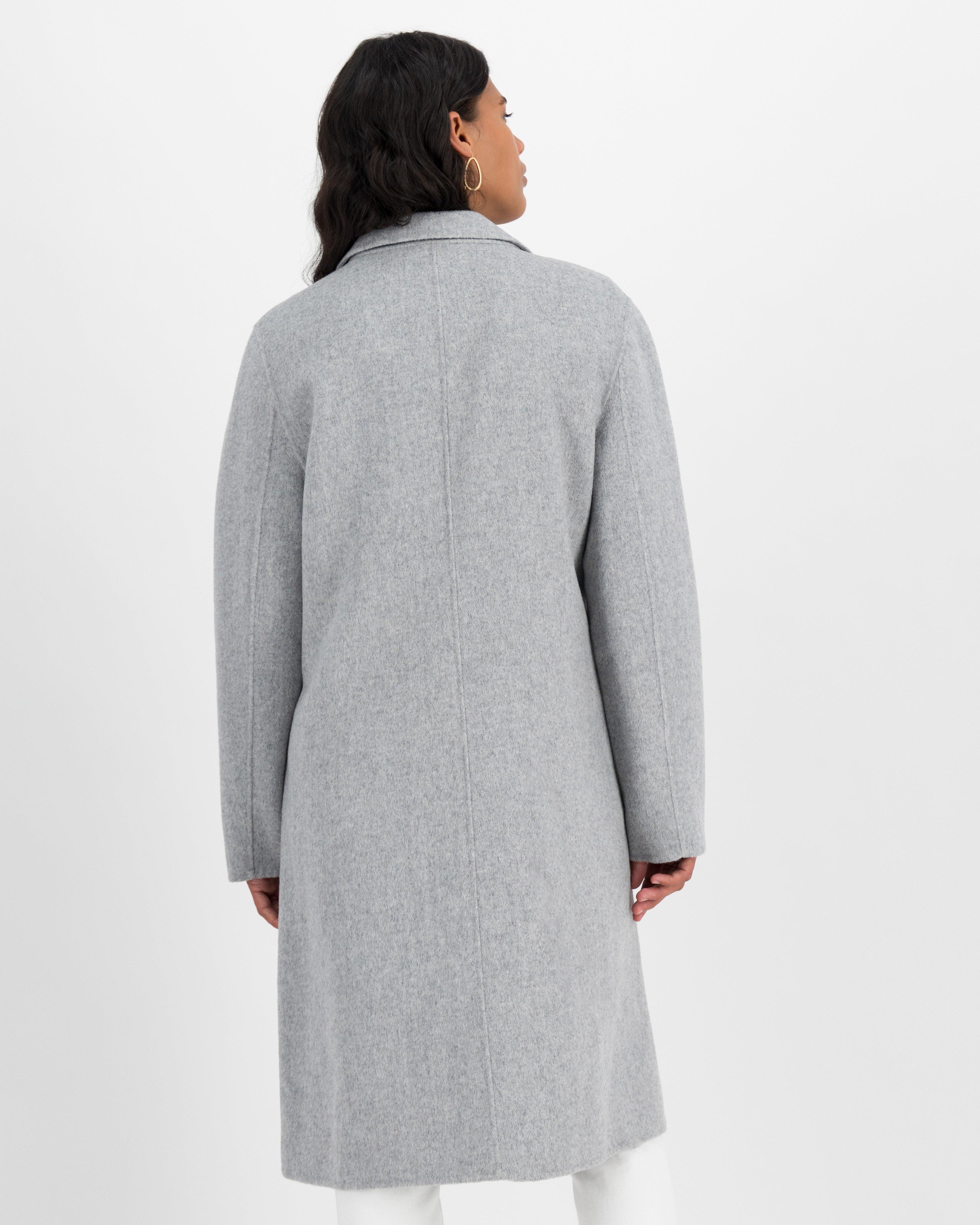 Sia Wool Blend Coat -  Grey