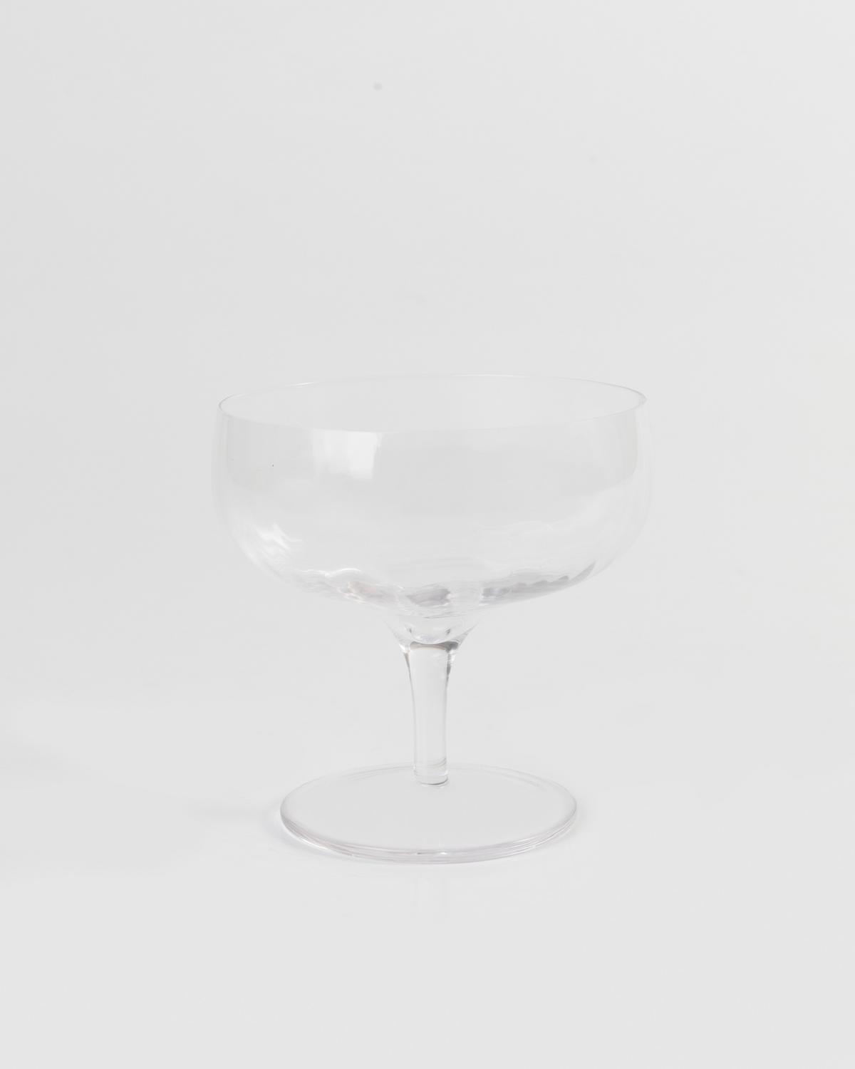 Fluted Champagne Coupe -  No Colour