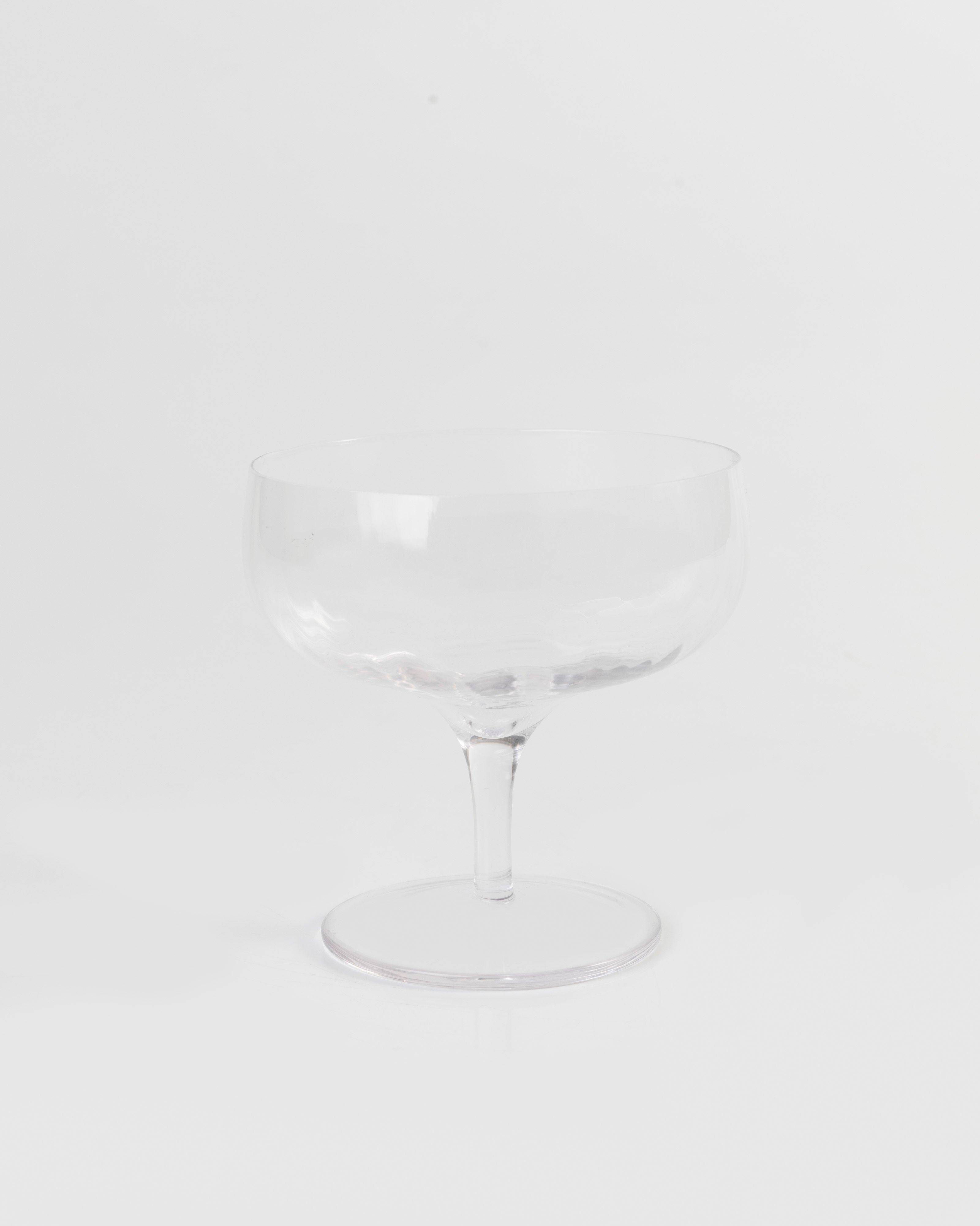Fluted Champagne Coupe -  No Colour