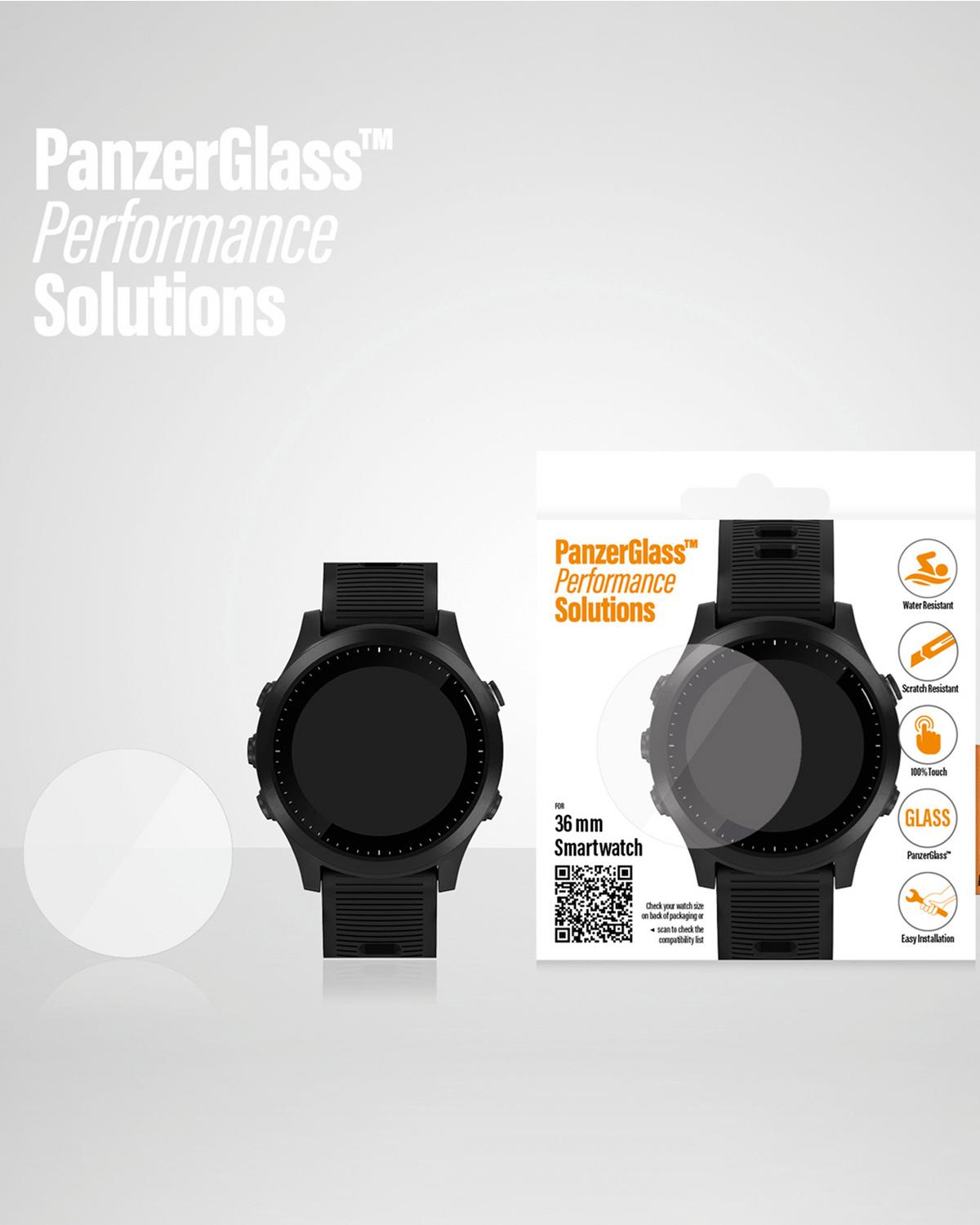 PanzerGlass 36mm Smartwatch Screen Protector -  No Colour