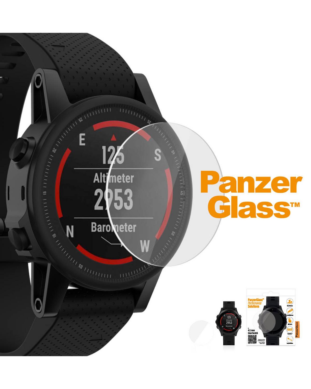 PanzerGlass 42.5mm Smartwatch Screen Protector -  No Colour
