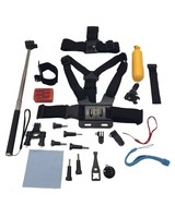 Xtreme 23 Piece Accessories Kit for Action Cameras -  black