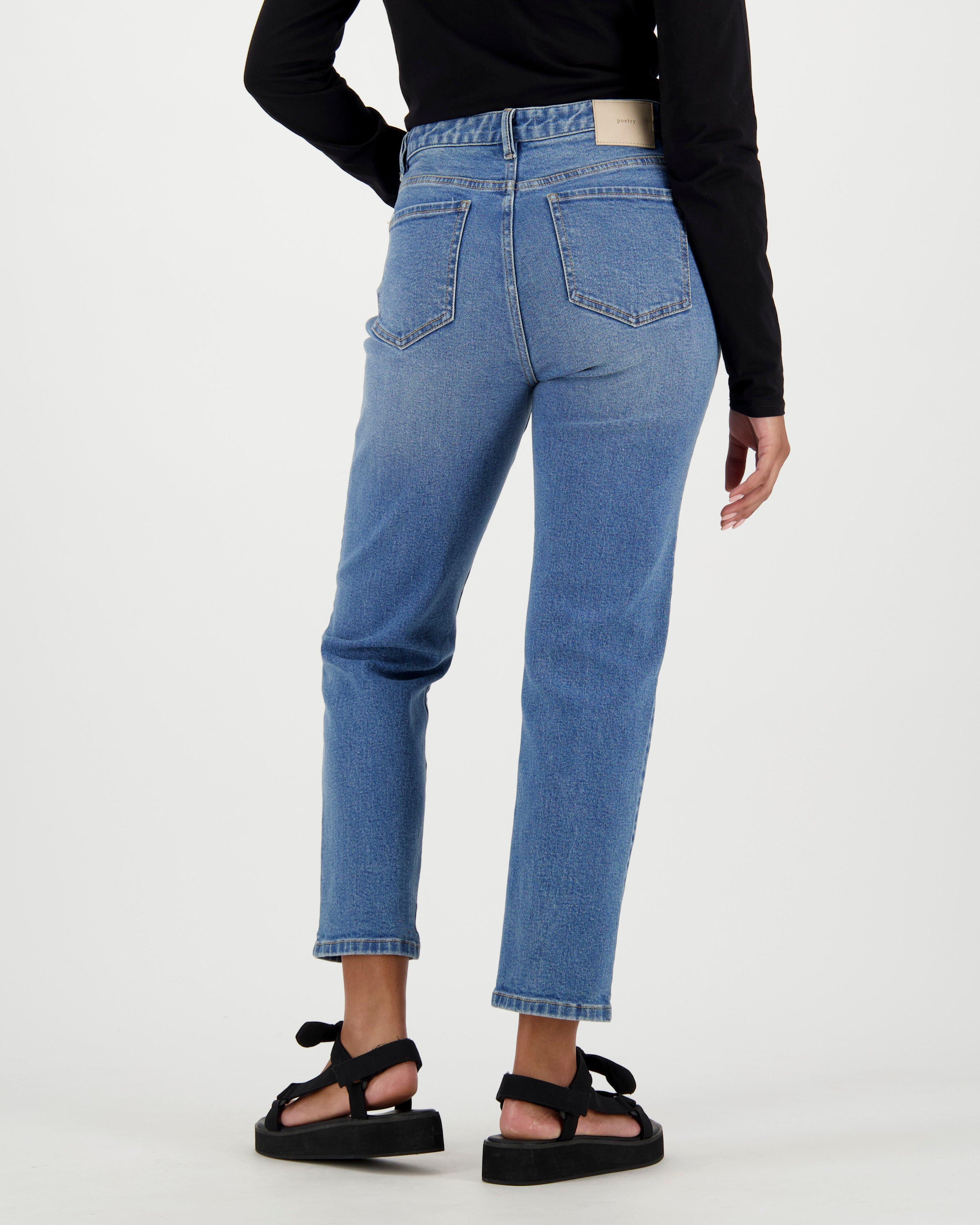 Dylan Straight Leg Denim -  Mid Blue
