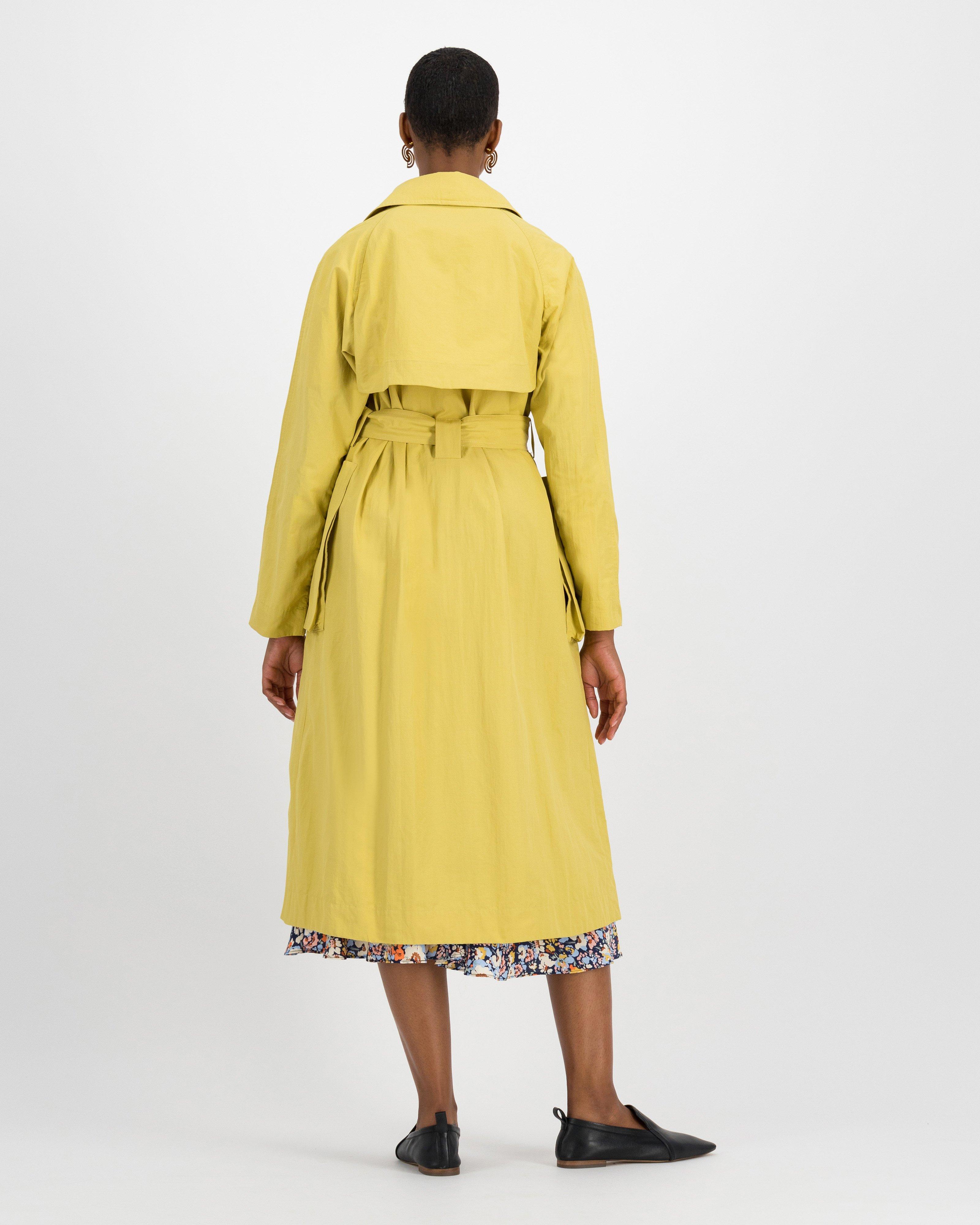 Tony Trench Coat -  Yellow