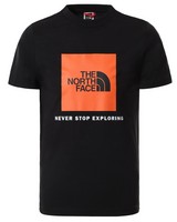 The North Face Kids Block T-Shirt -  black