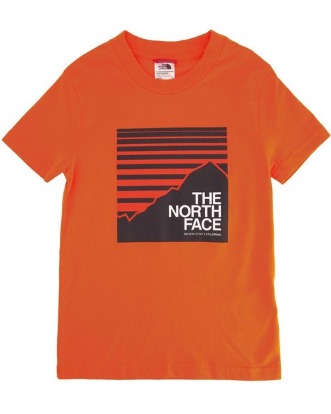 The North Face Youth s-s Block Tee Boys -  red