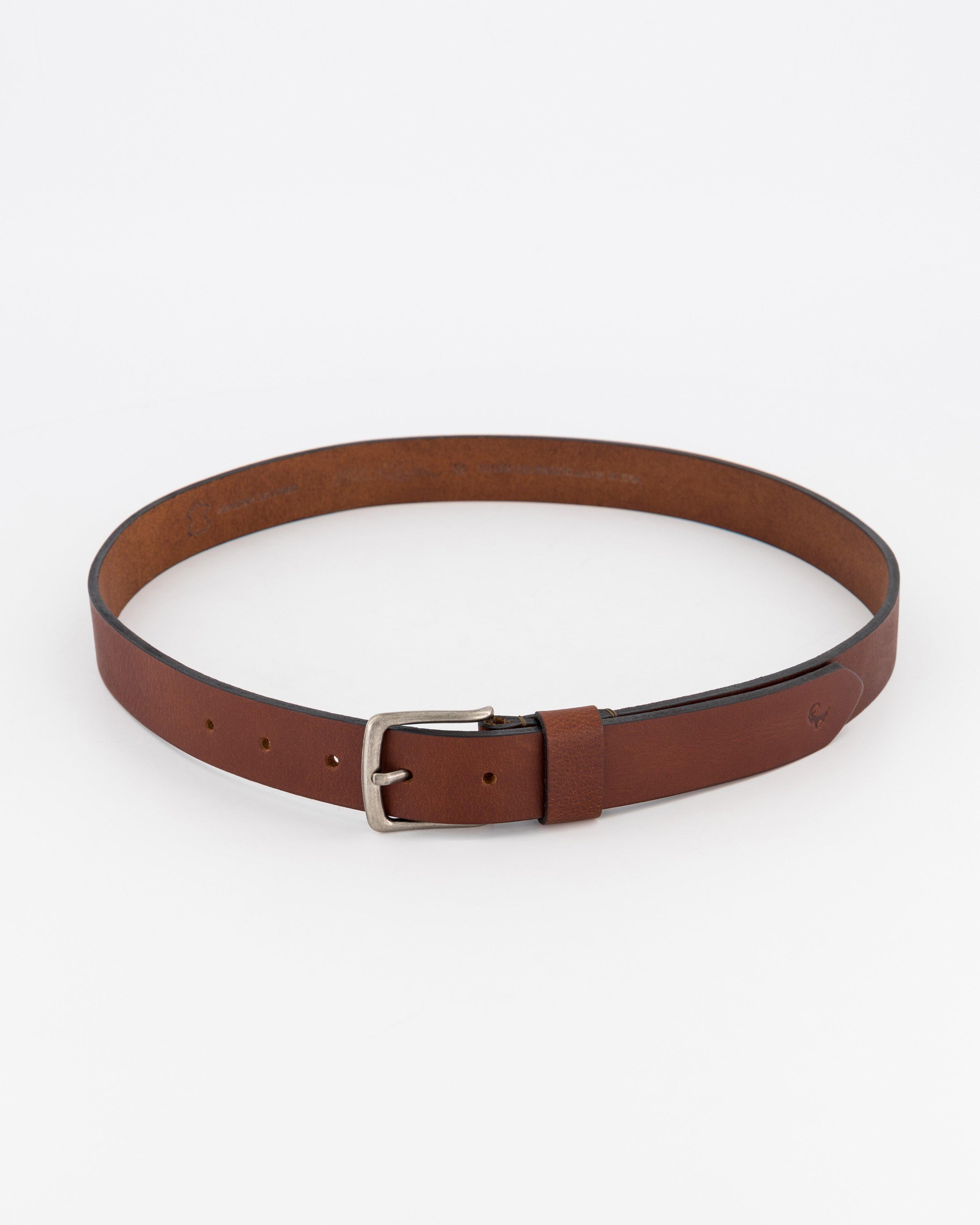 Women's Kodiak Leather Belt -  Brown