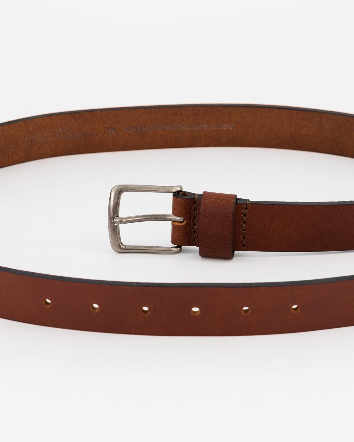 Women's Kodiak Leather Belt -  Brown