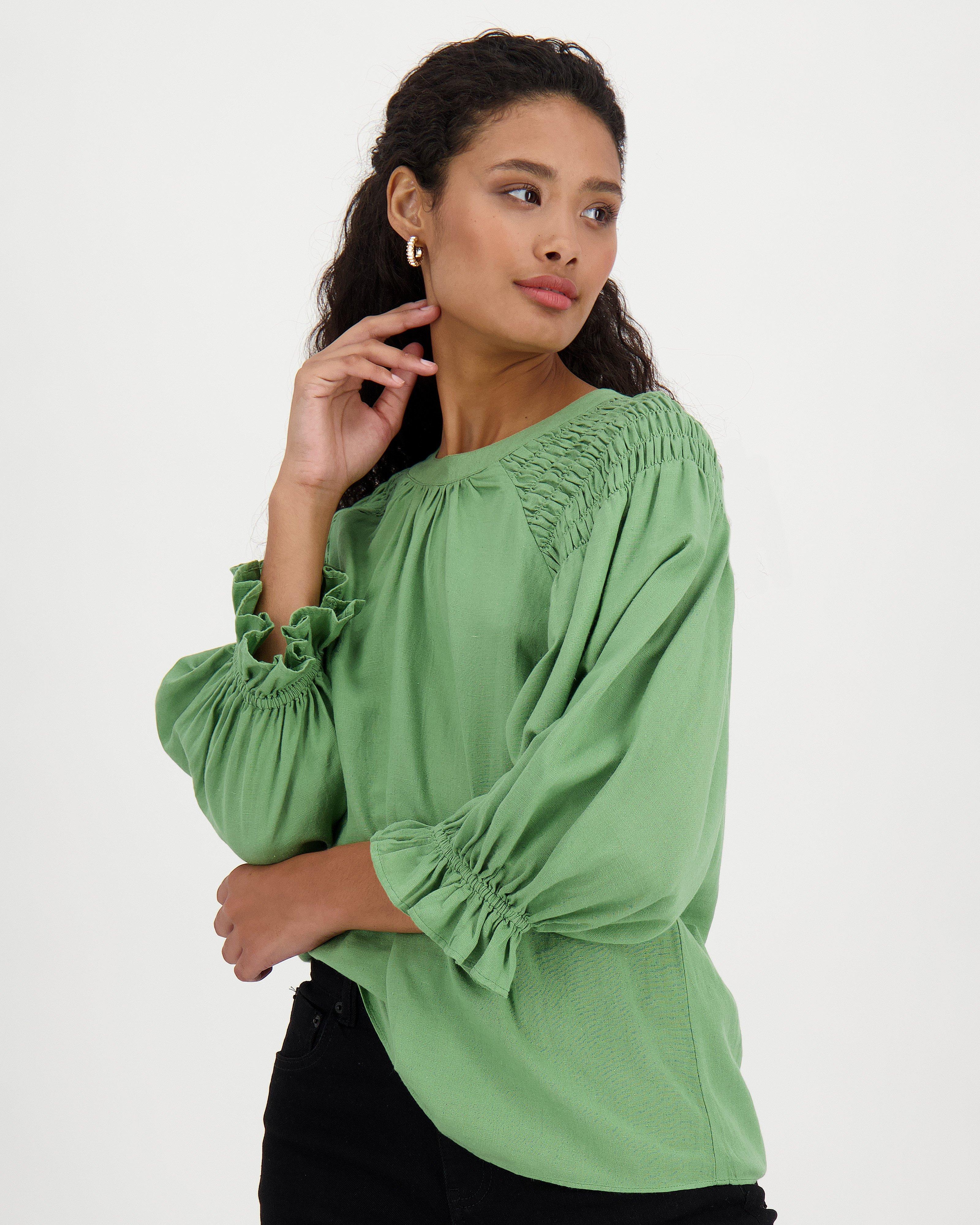 Poetry Vita Plain Surface Interest Blouse - Poetry Clothing Store