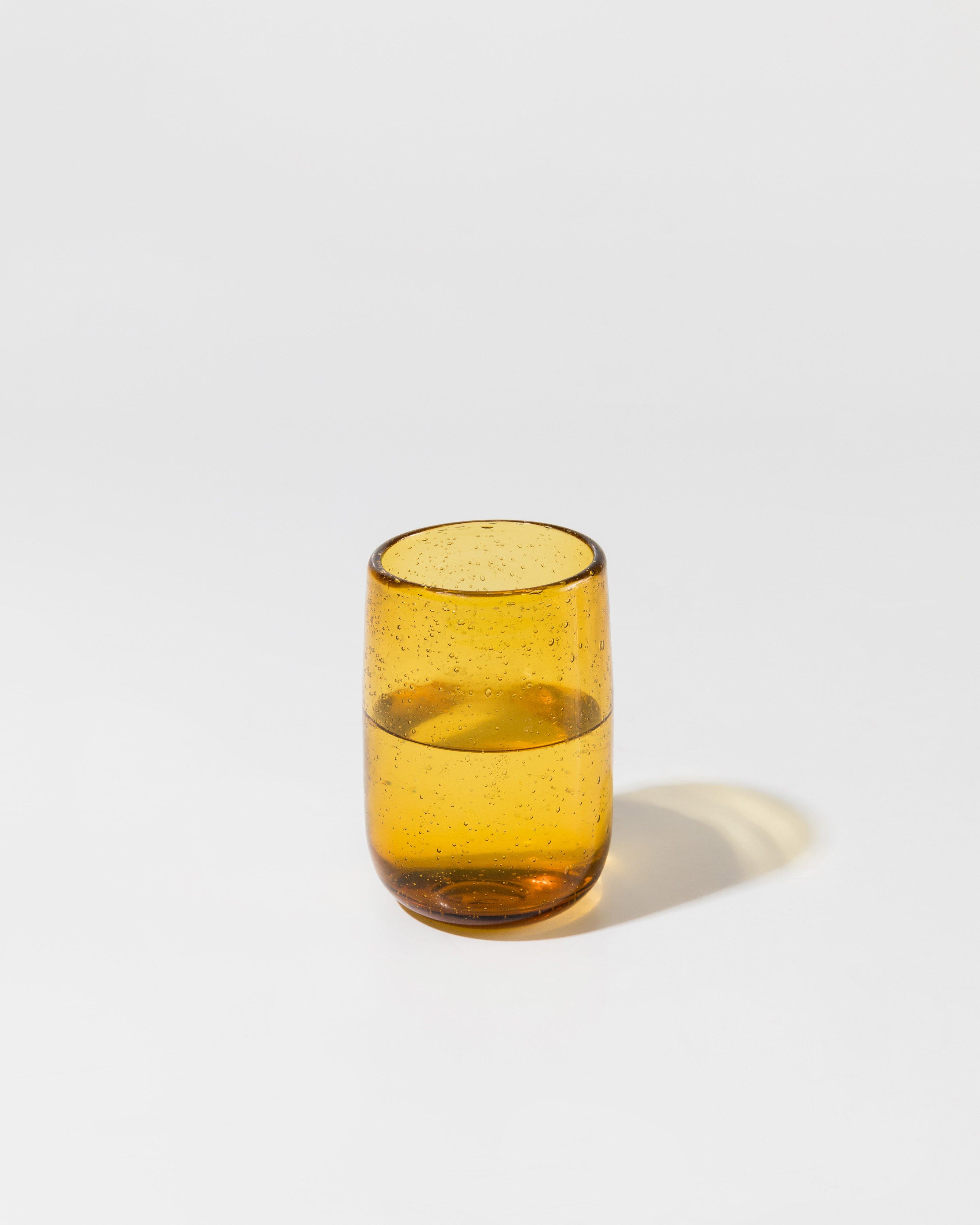 Bubble Water Glass -  Ochre