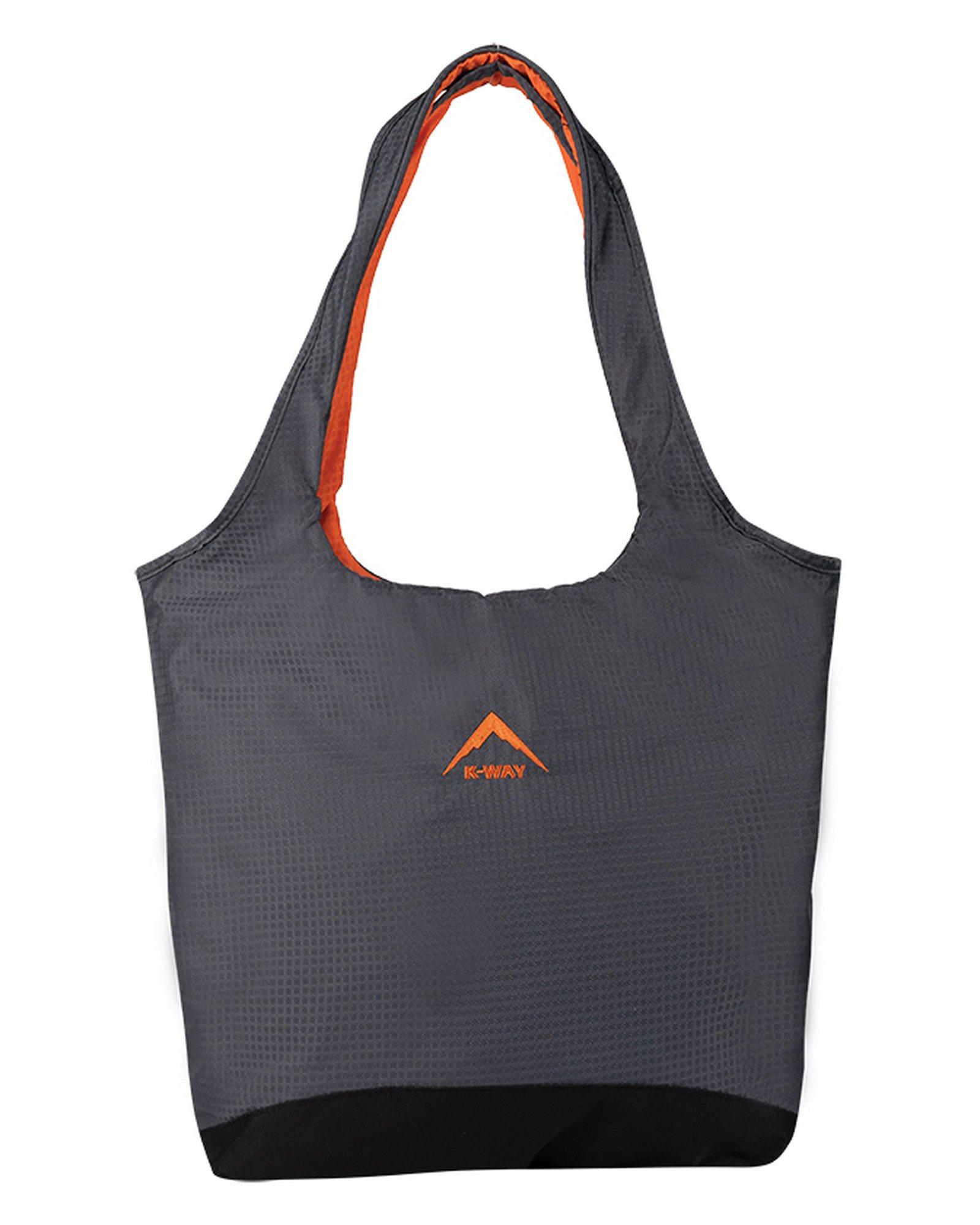 K-Way Tote Bag -  Black/Orange