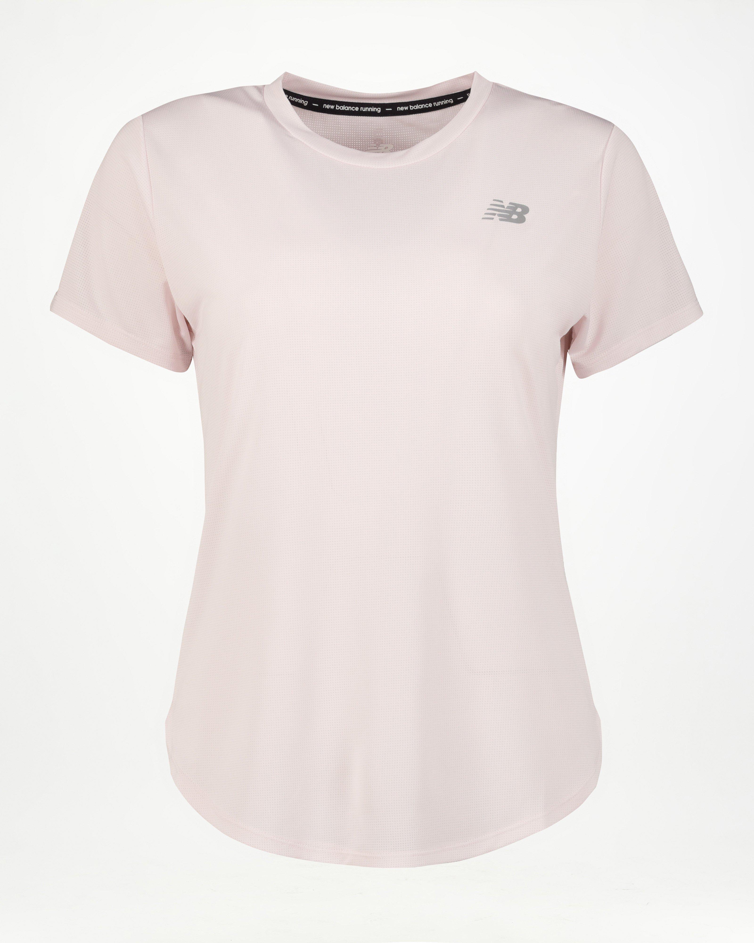 New Balance Women's Accelerate T-Shirt -  Stone