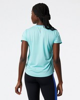 New Balance Women's Accelerate Printed T-Shirt -  turquoise