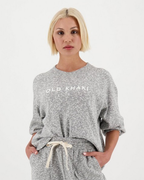Old Khaki Women's Reese Cut-and-Sew Sweat -  grey
