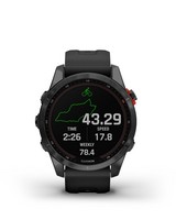 Garmin Fenix 7S Solar GPS Smart Watch -  black