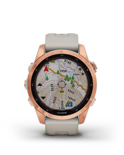 Garmin Fenix 7S Solar GPS Smart Watch -  rose