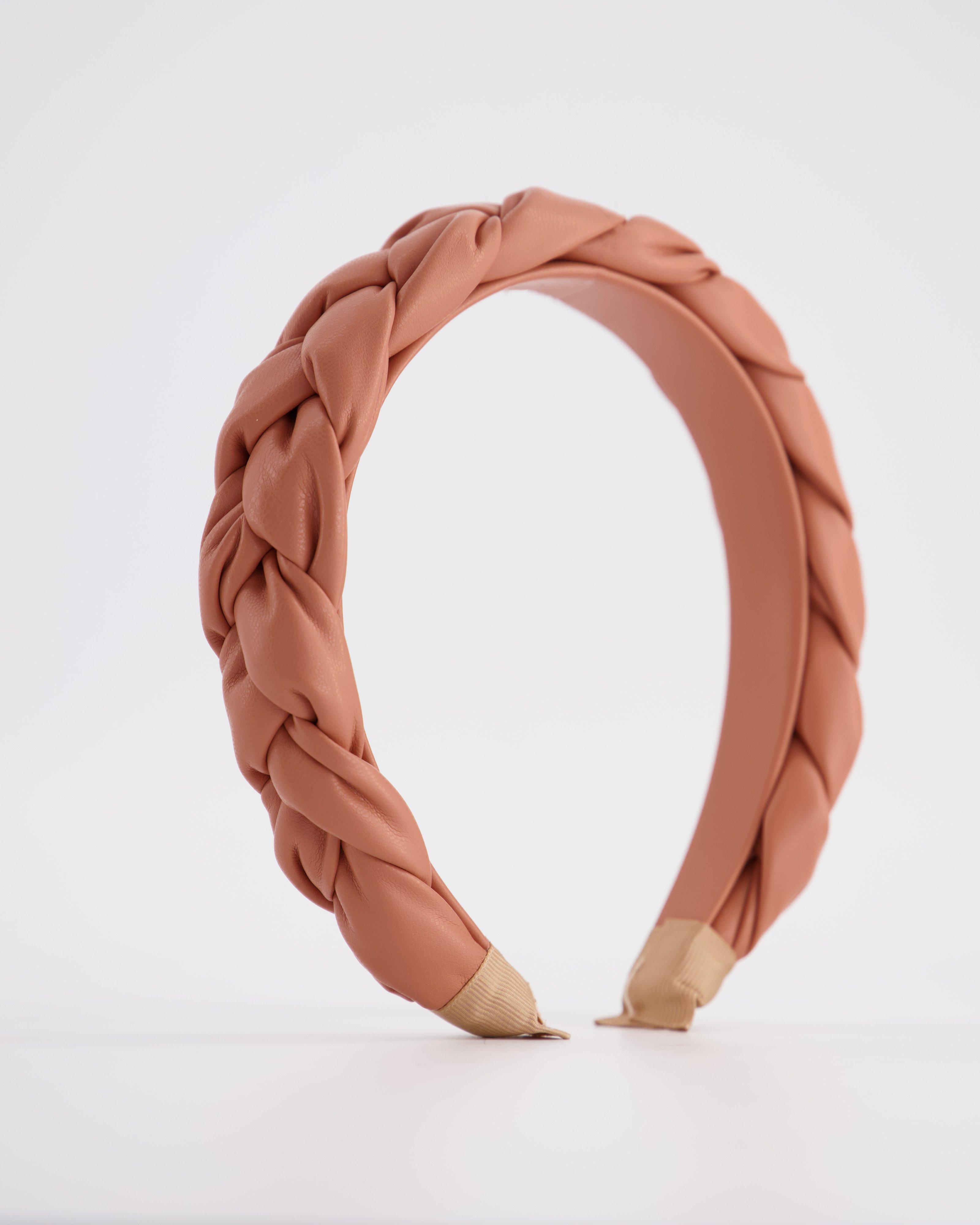 Elodie Plaited Aliceband -  Rust