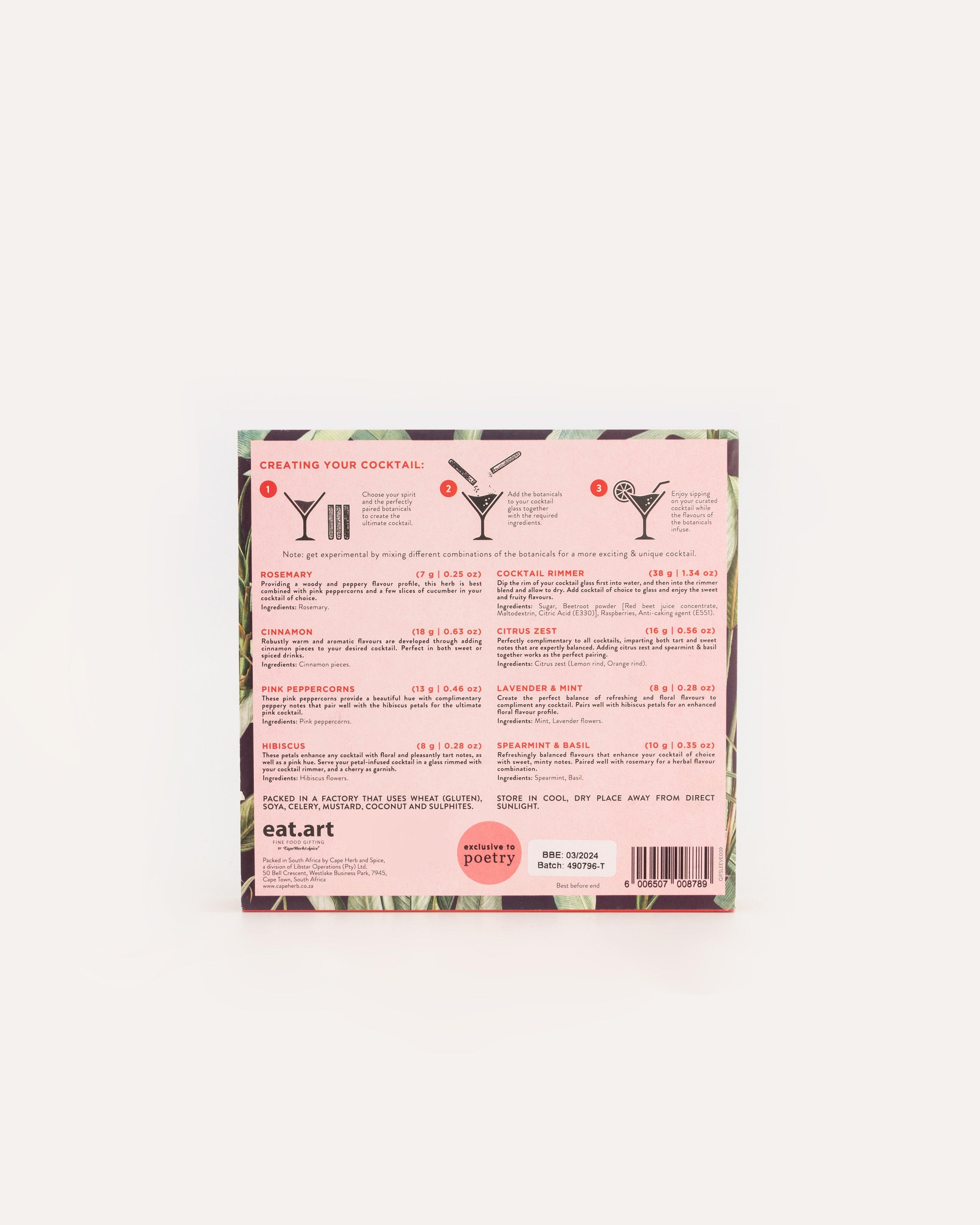 Poetry Cocktail Hour Infusion Set -  Assorted