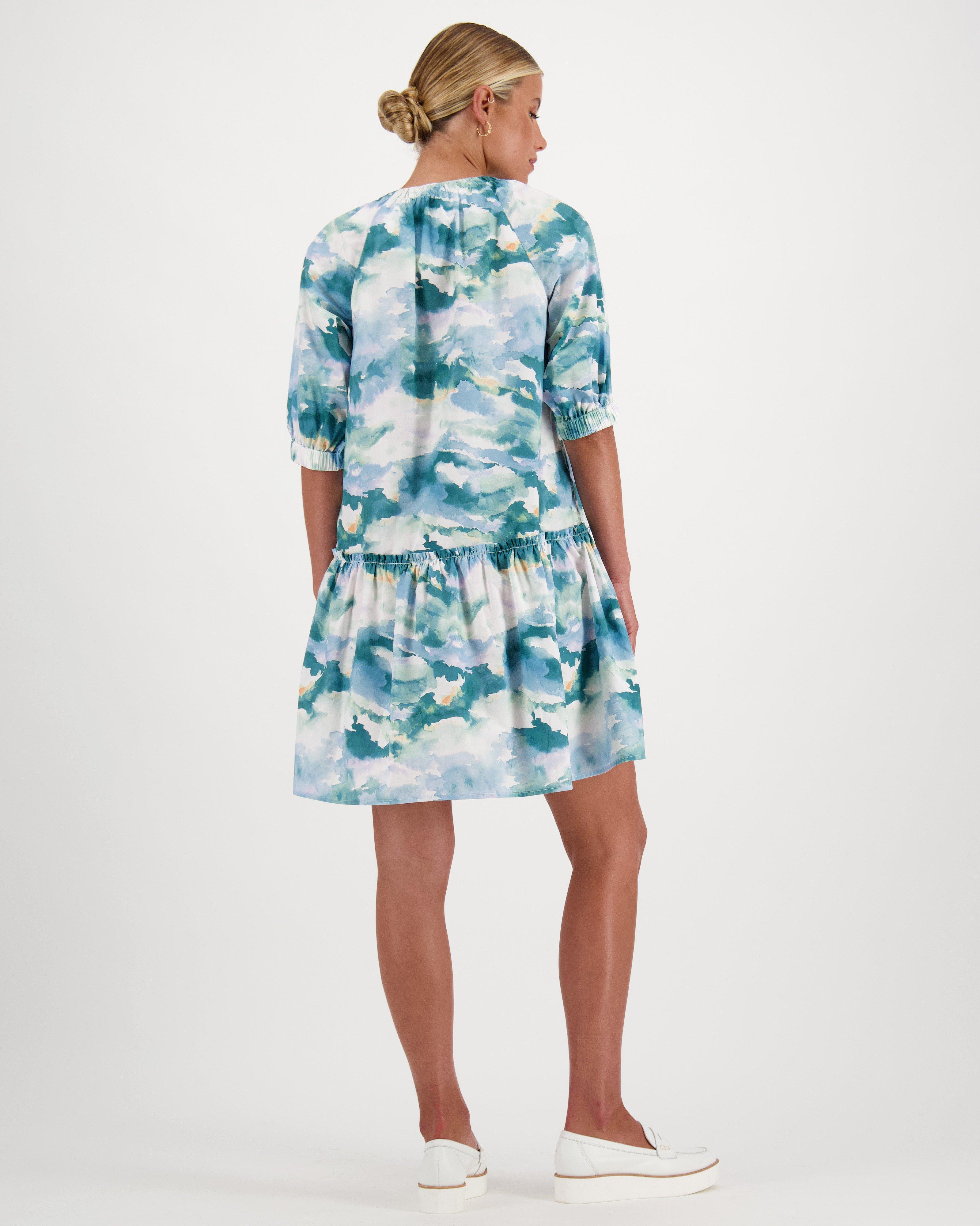 Poetry Amari Tonal Floral Dress -  blue