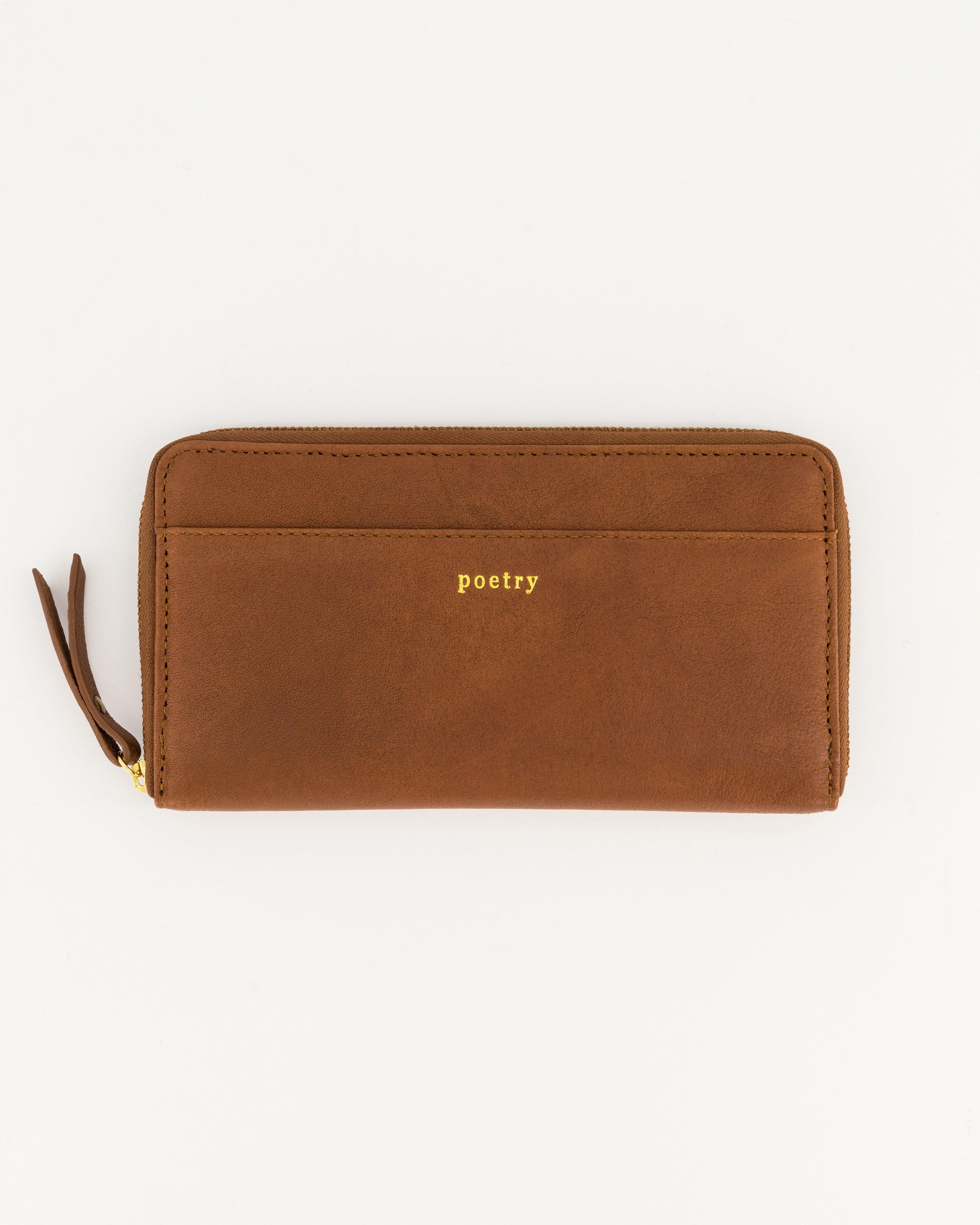 Heloise Pocket Wallet -  Tan