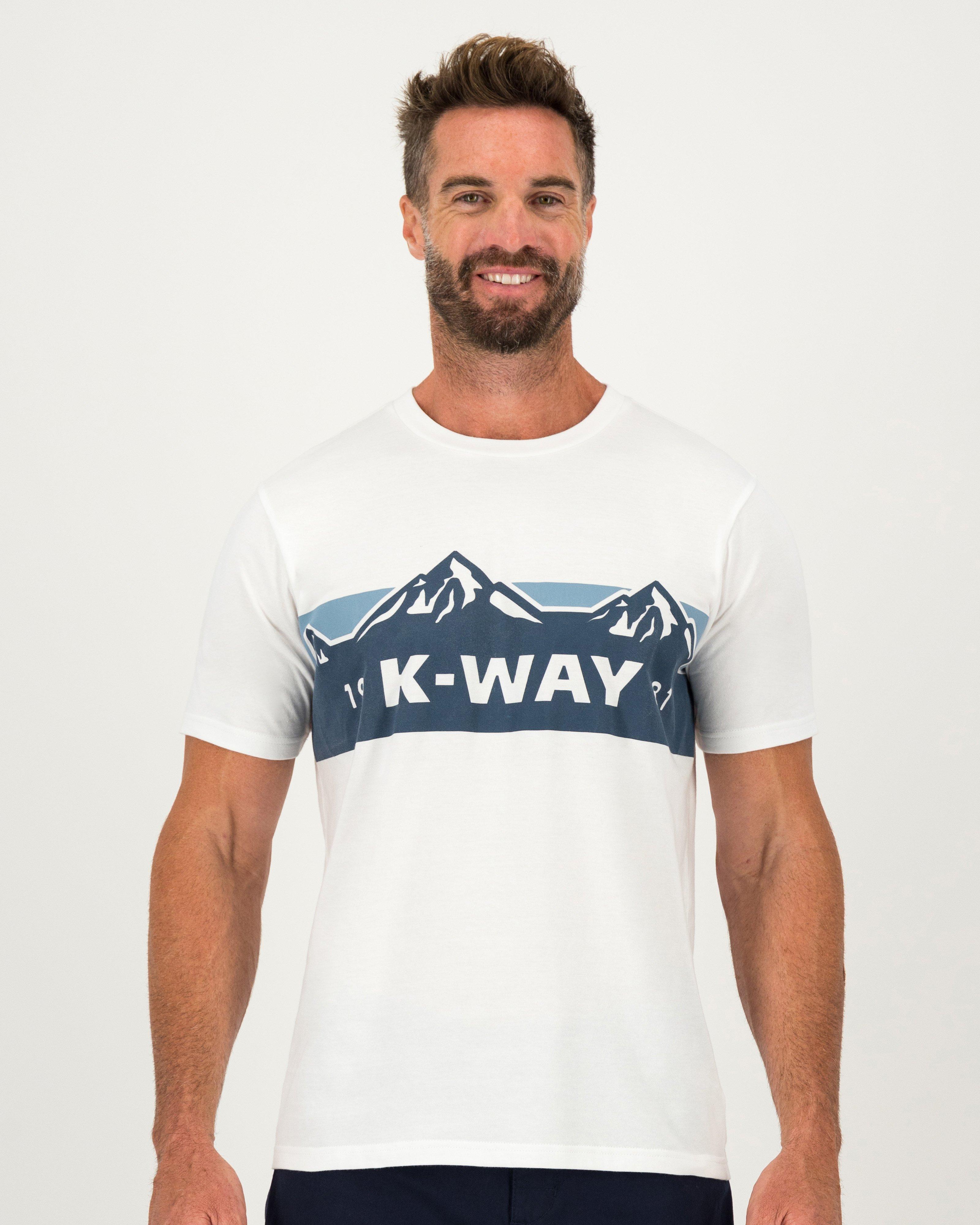 K-Way Elements Solid Peak Crew tee Mens | Cape Union Mart
