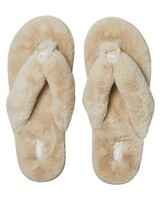 PUMA Women's Fluff Flip Slippers -  stone