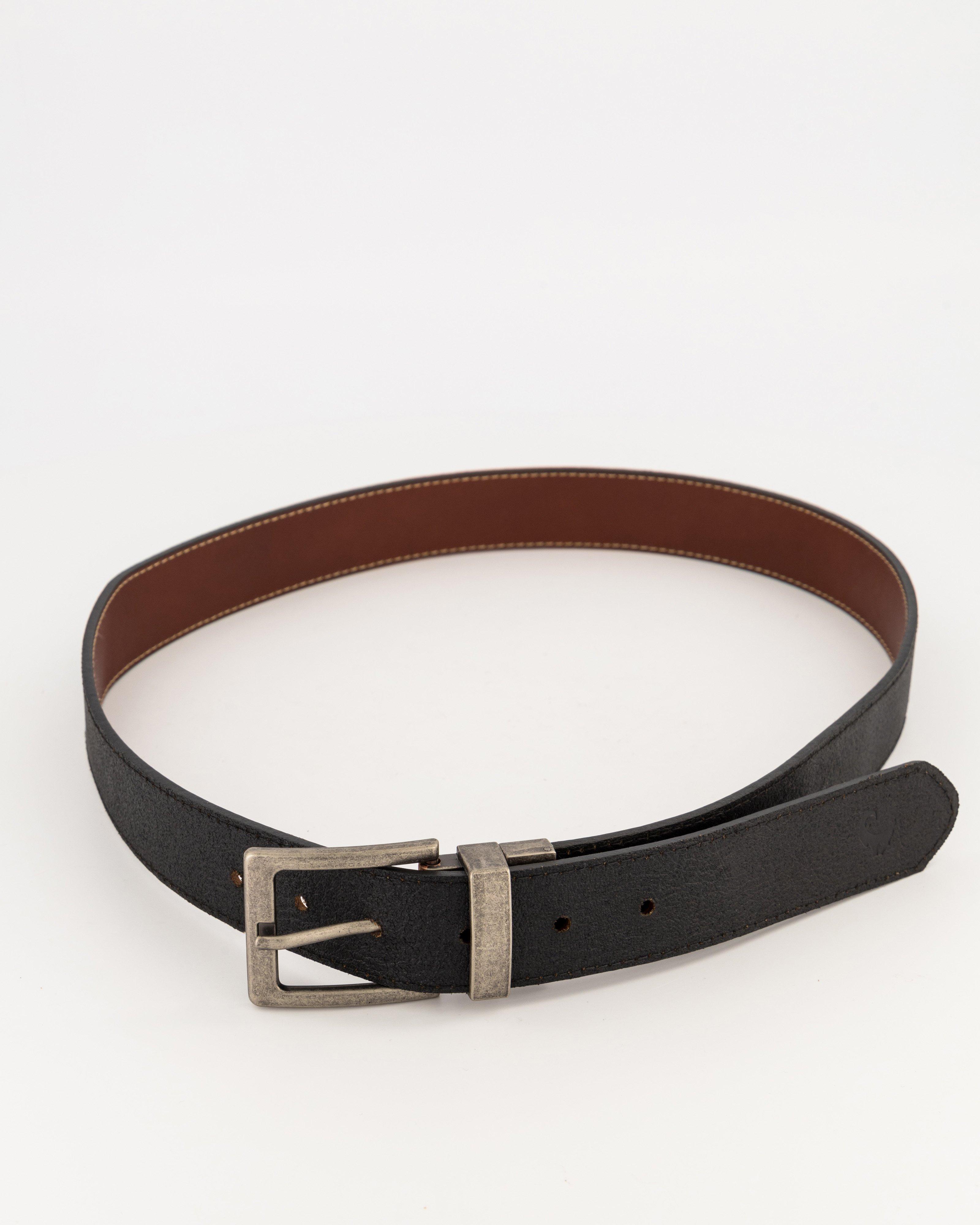Men's Joff Reversible Leather Belt -  Brown
