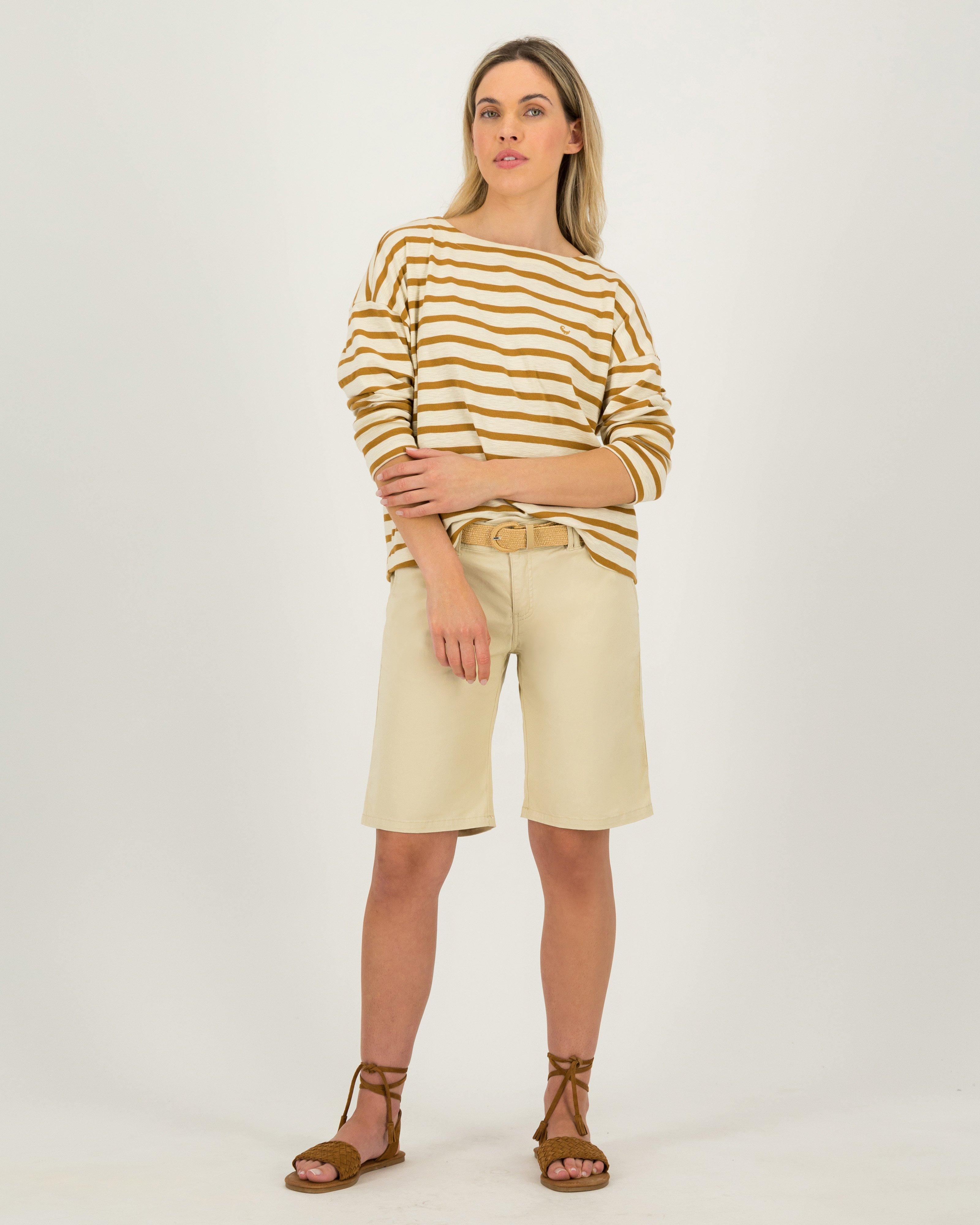 Women's Cate Chino Shorts -  Stone