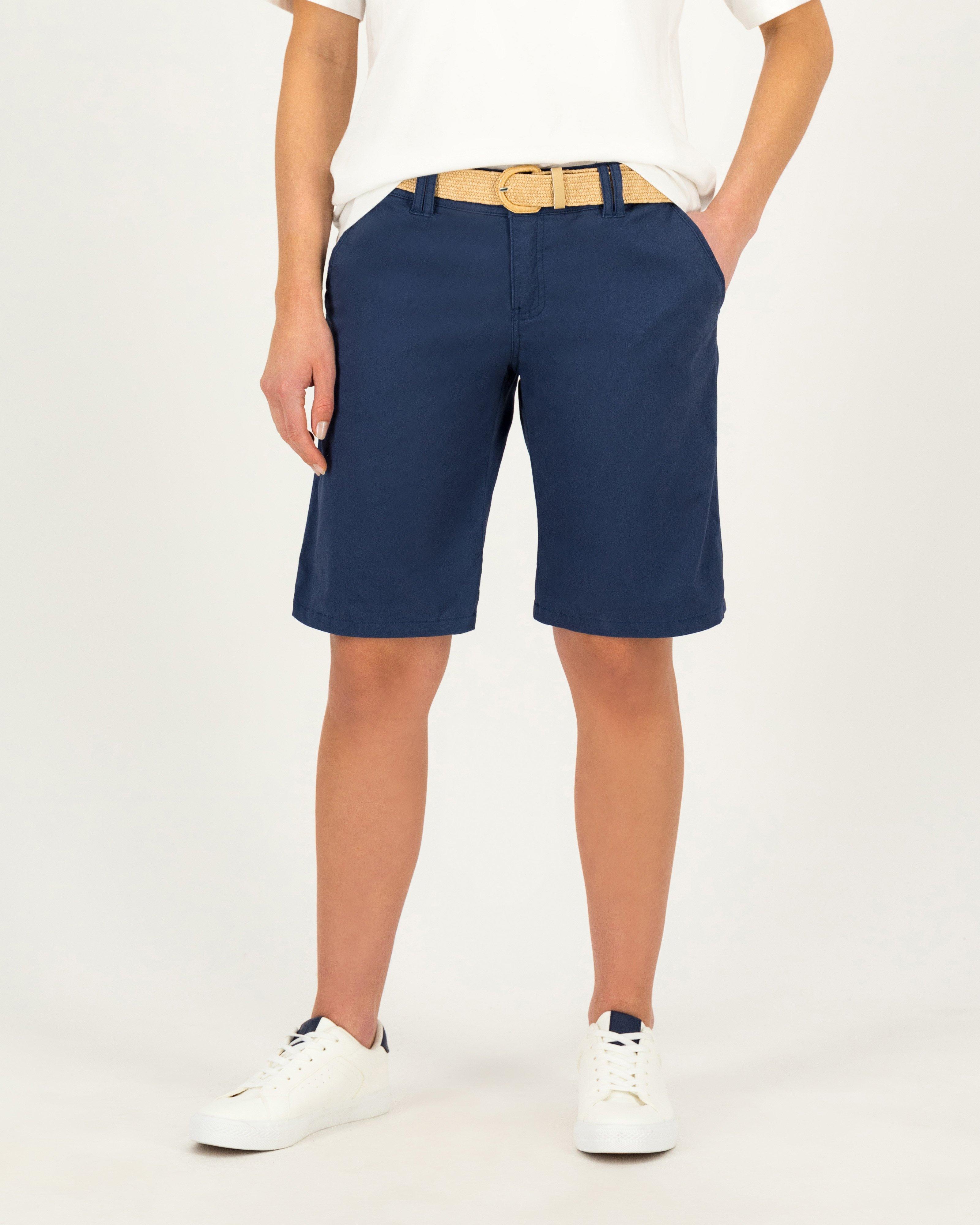 Navy best sale khaki shorts