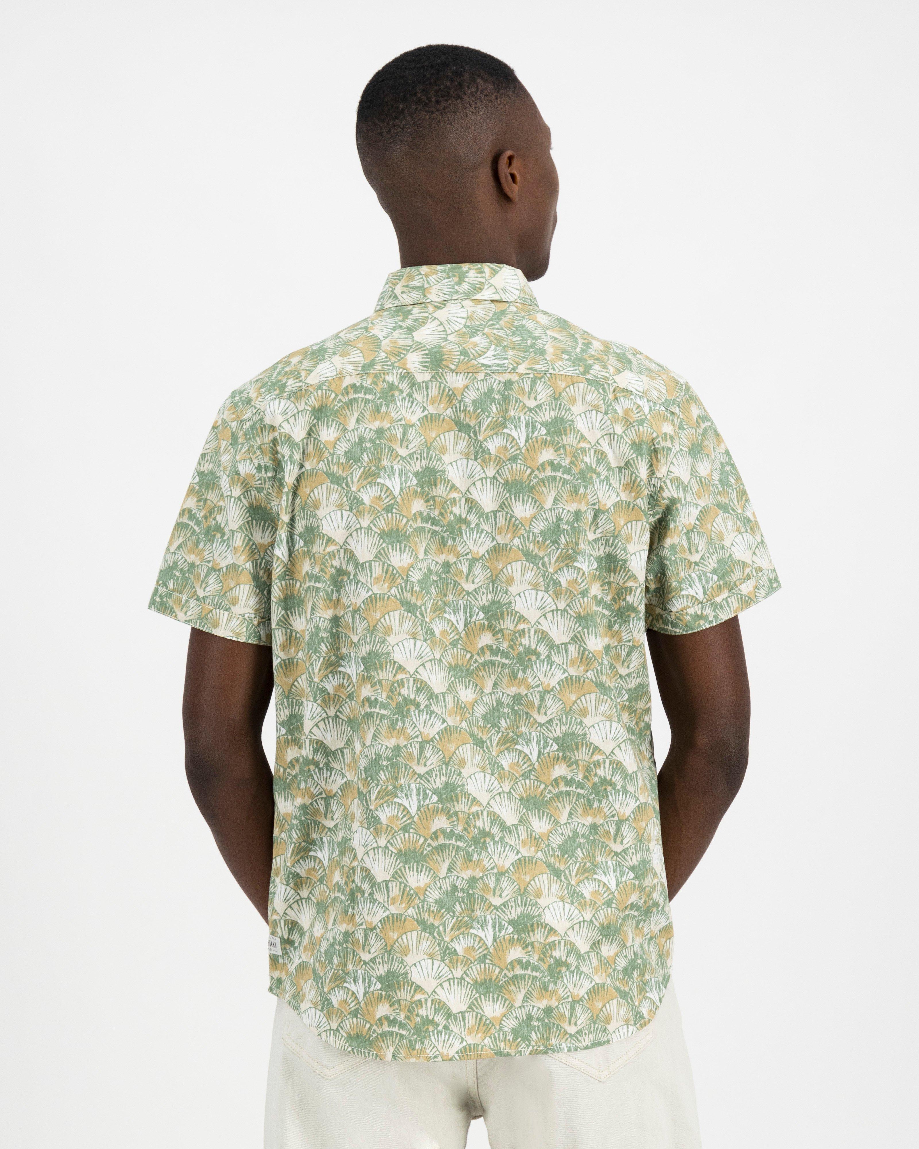 Men's Wane Regular Fit Shirt -  Stone