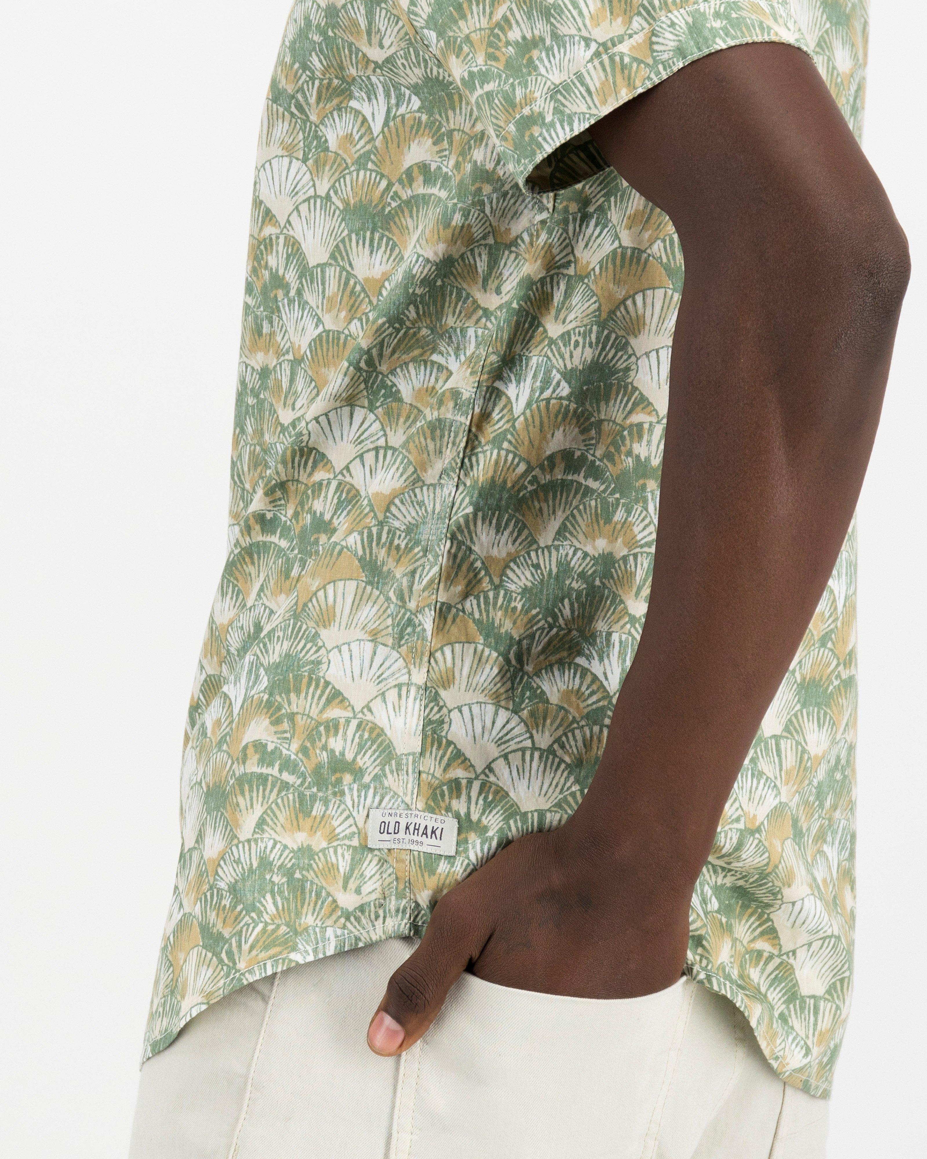 Men's Wane Regular Fit Shirt -  Stone