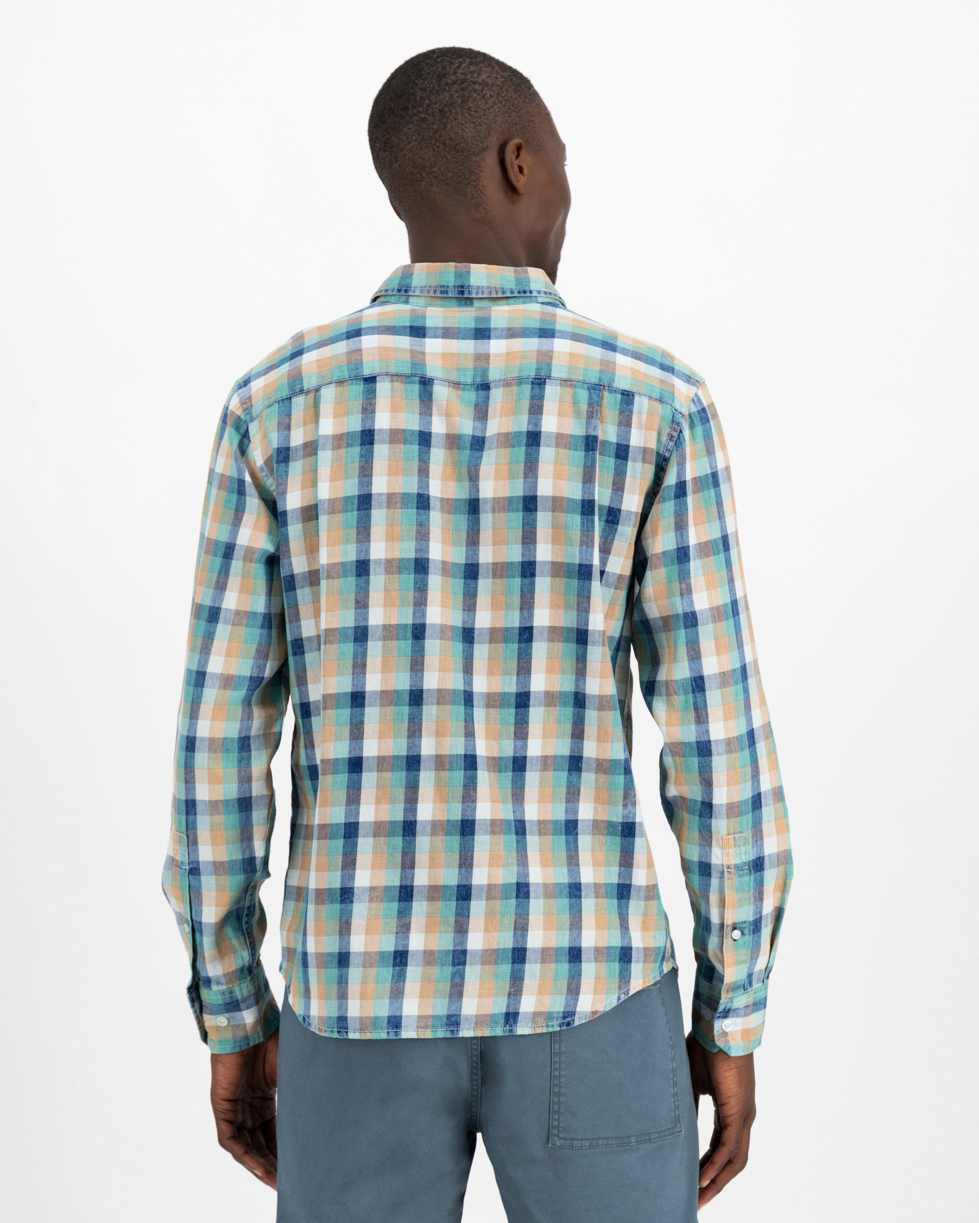Old Khaki Men's Waylon Slim Fit Shirt -  Teal
