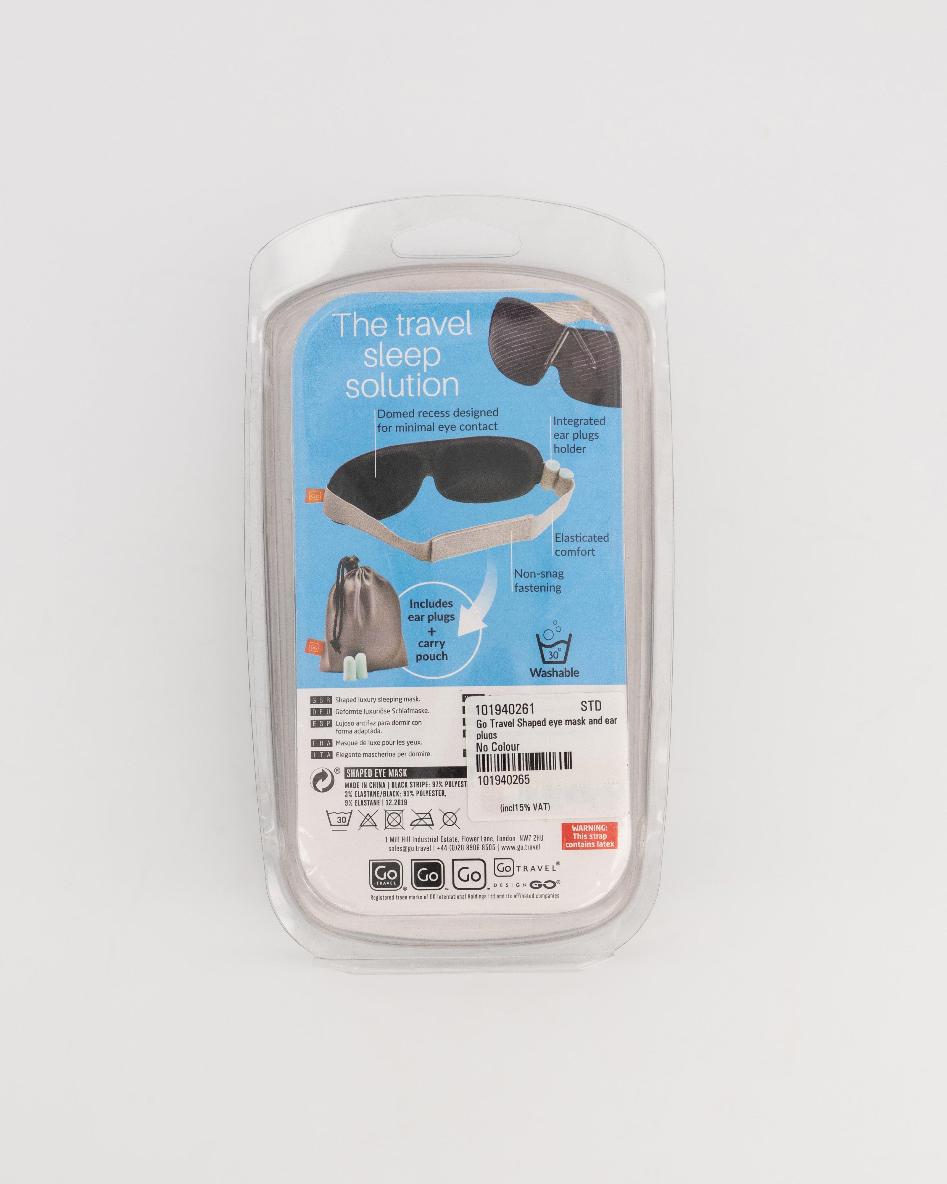 Go Travel Shaped Eye Mask Cape Union Mart