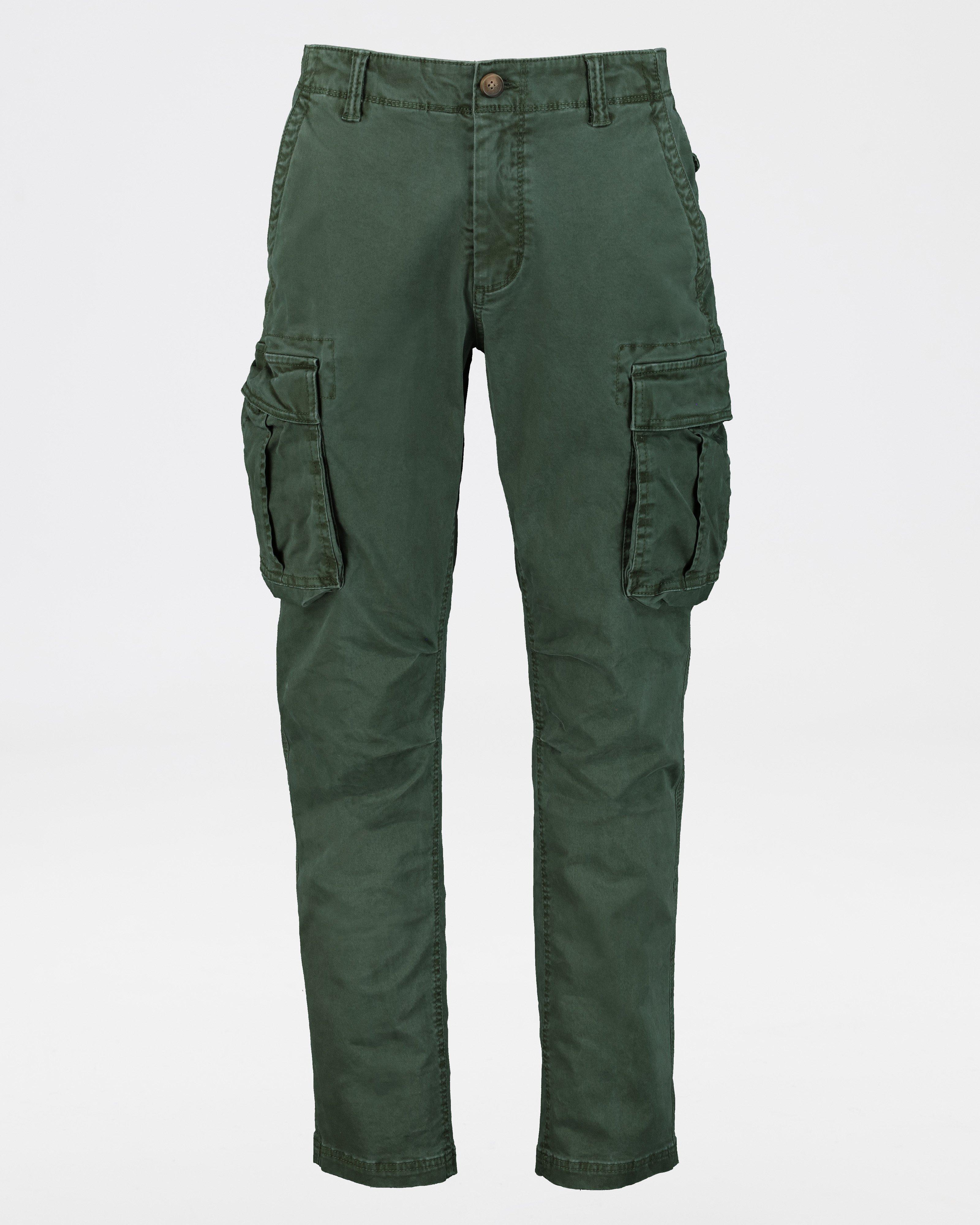 Y-3 Khaki Classic Utility Cargo Pants in Green for Men