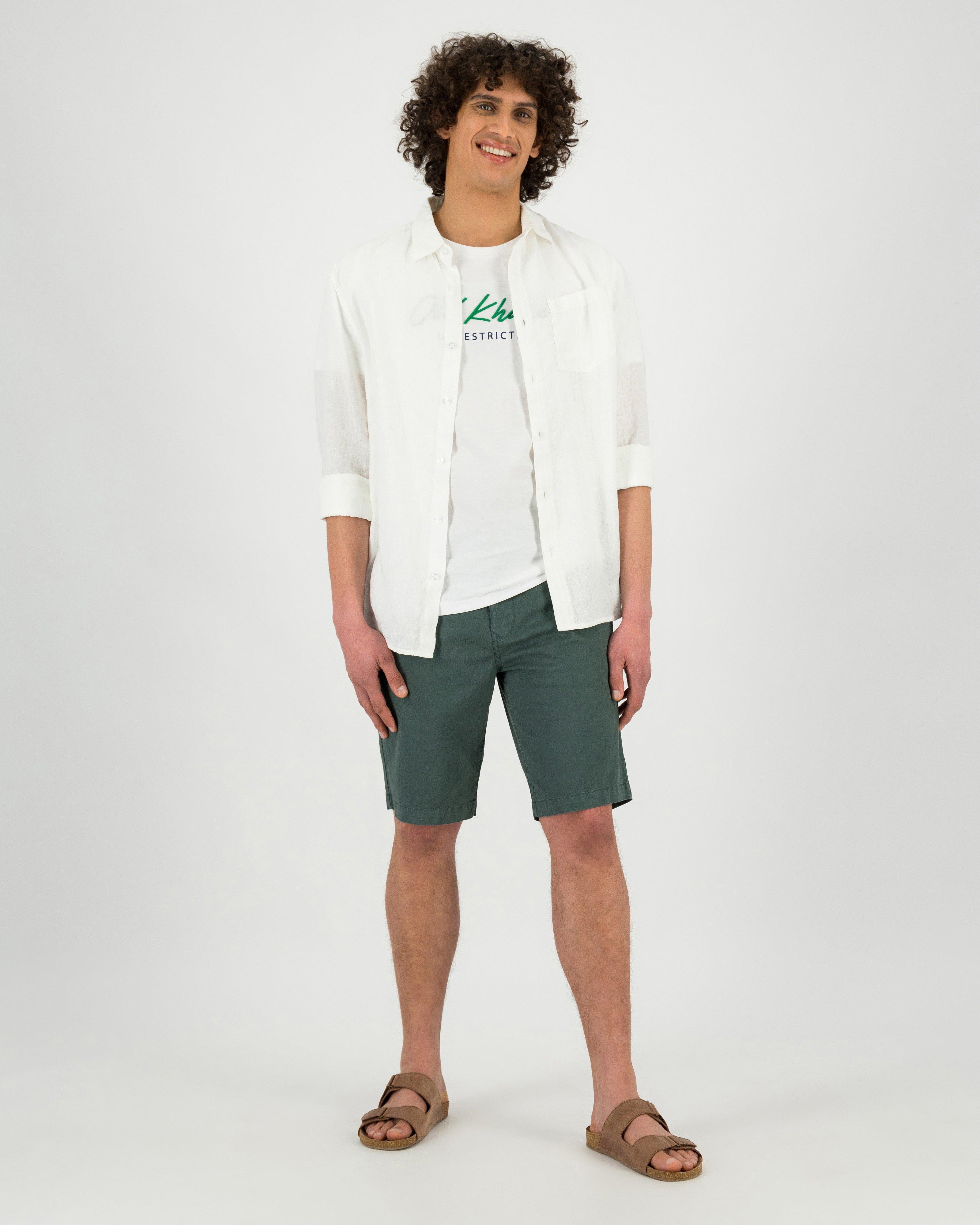 Men's Harvey Shorts -  Bottle Green