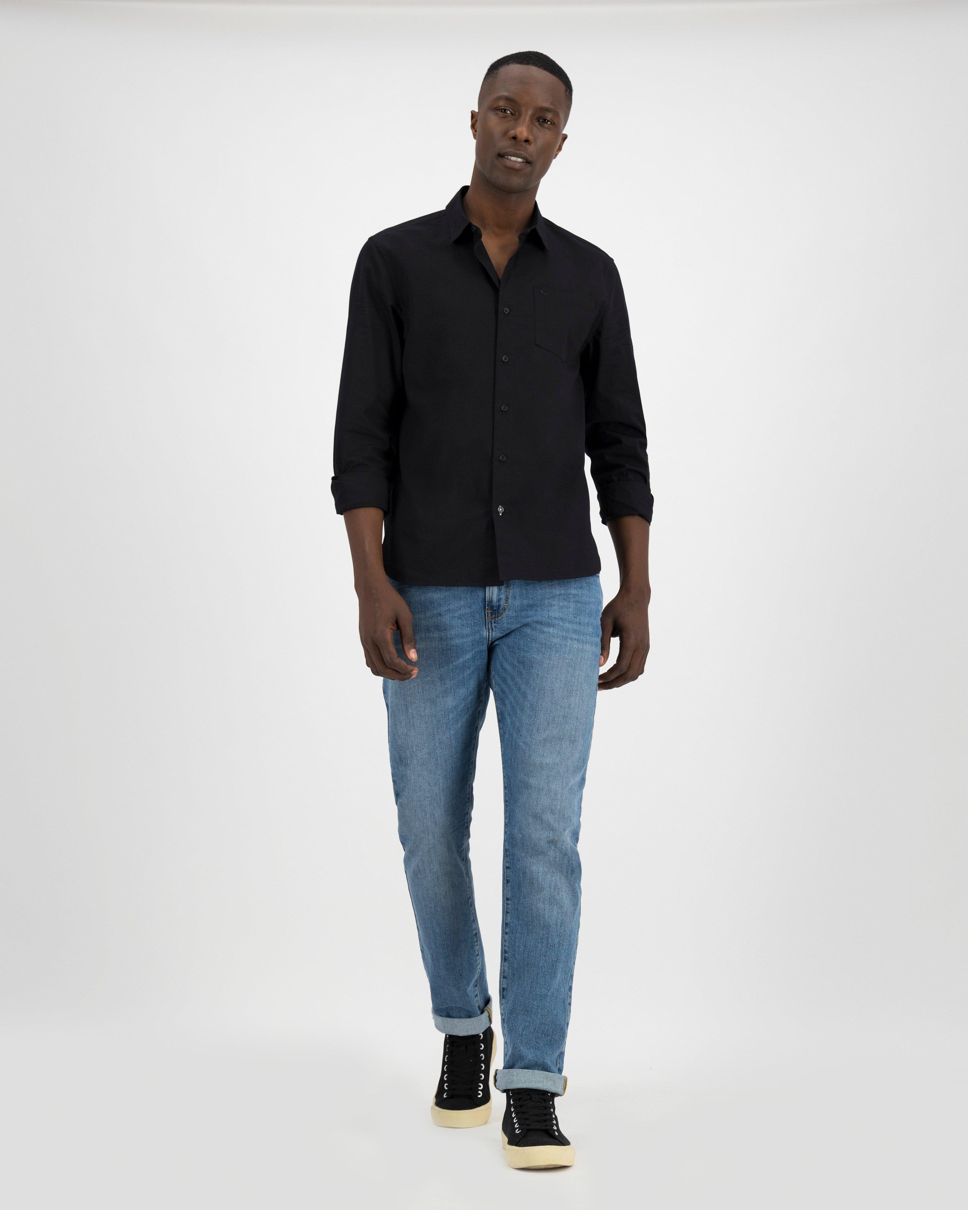 Men's Andi Slim Fit Shirt -  Black