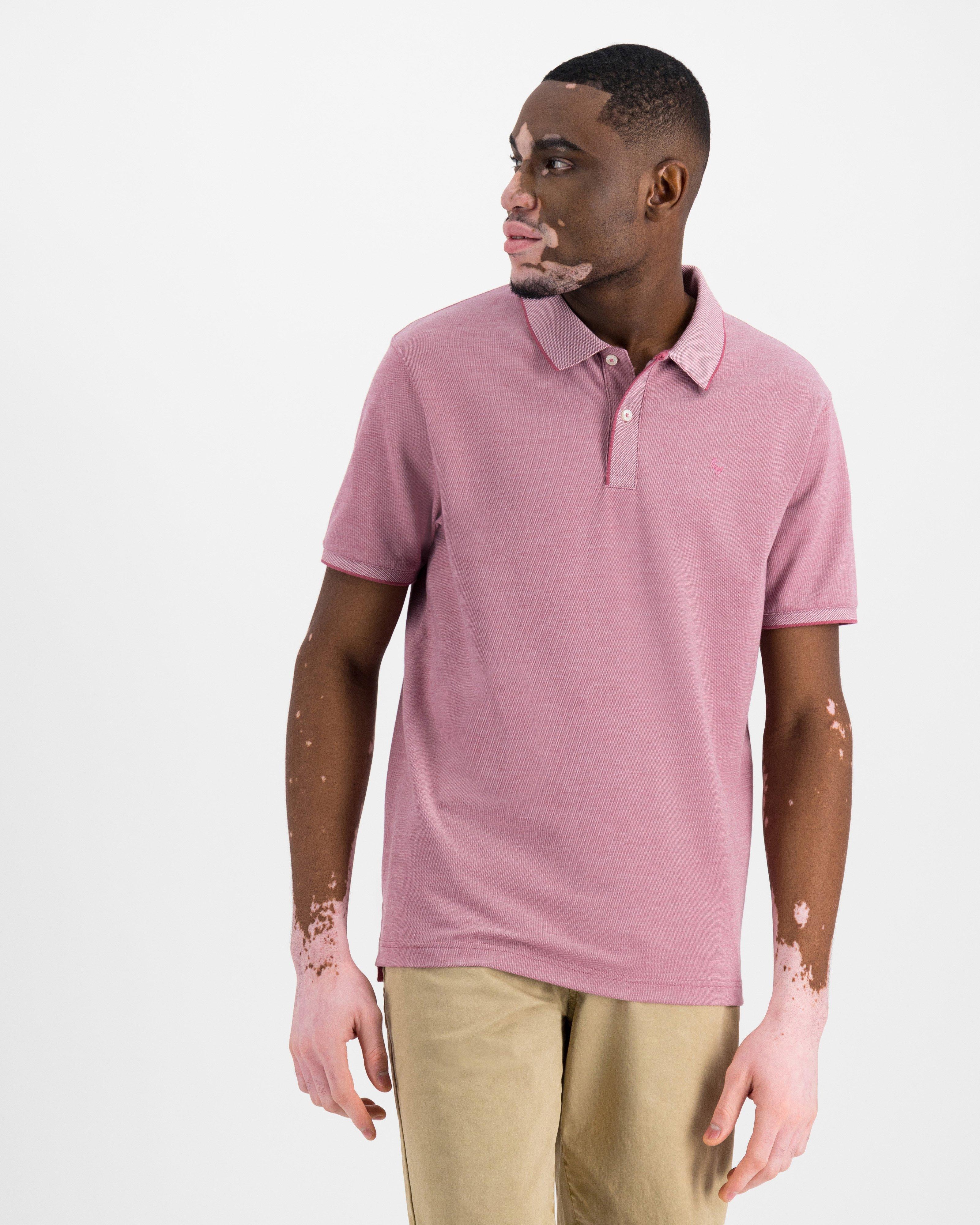 Old Khaki Men's Charlie Relaxed Fit Golfer -  Berry