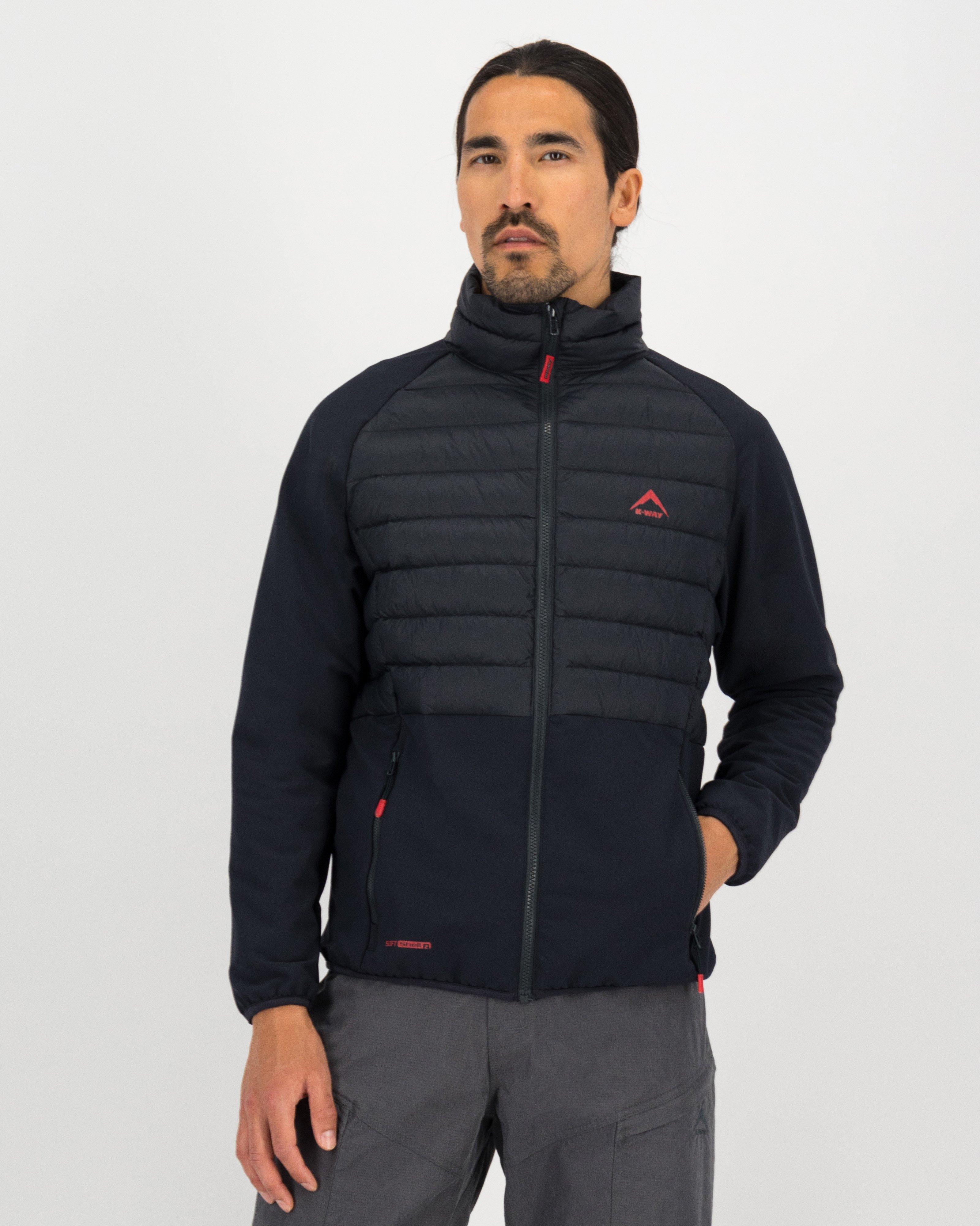 K-Way Men's Arctic Softshell Hybrid Jacket