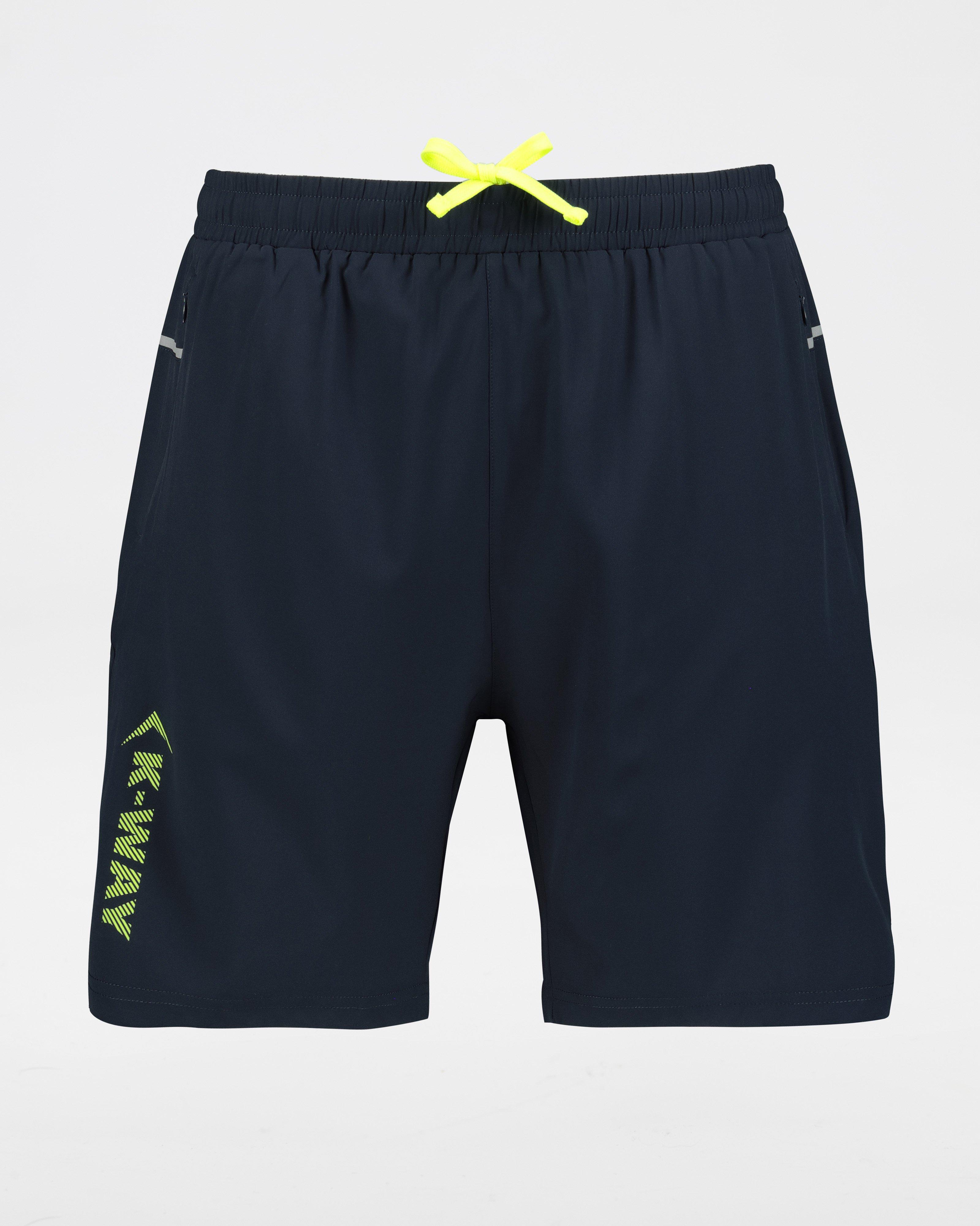 K-Way Men's Pulse Flex Running Shorts -  Navy