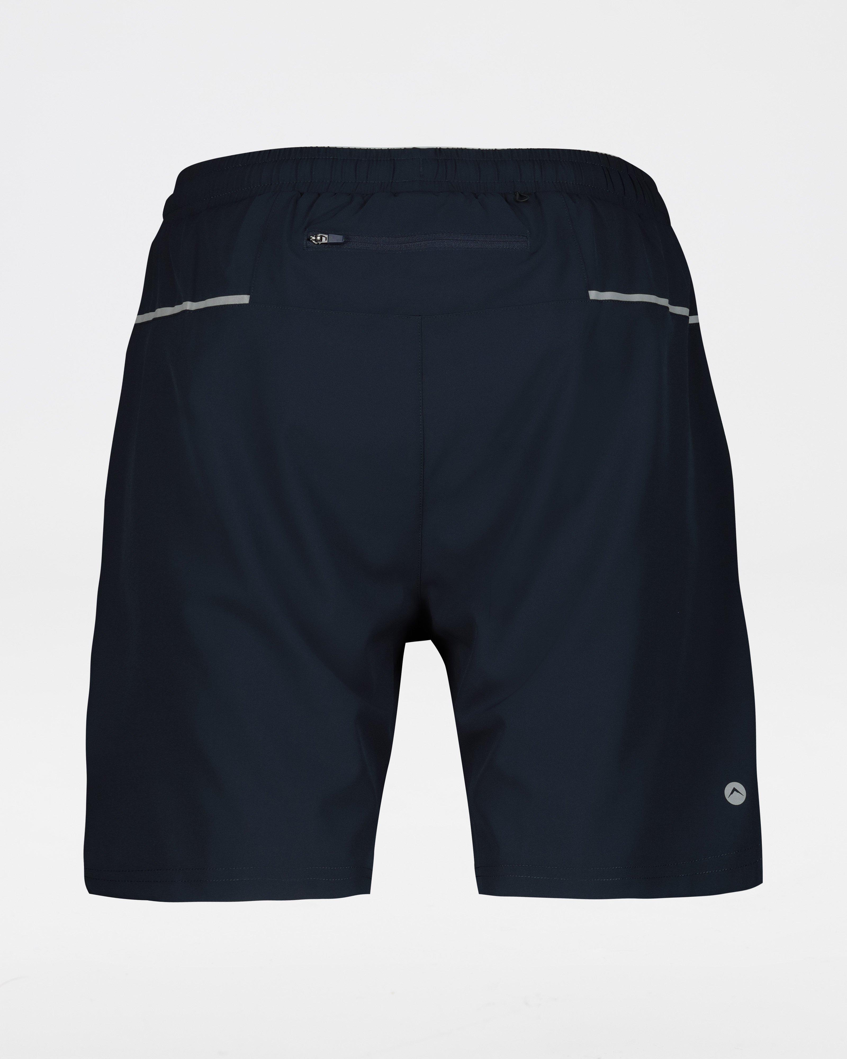 K-Way Men's Pulse Flex Running Shorts -  Navy