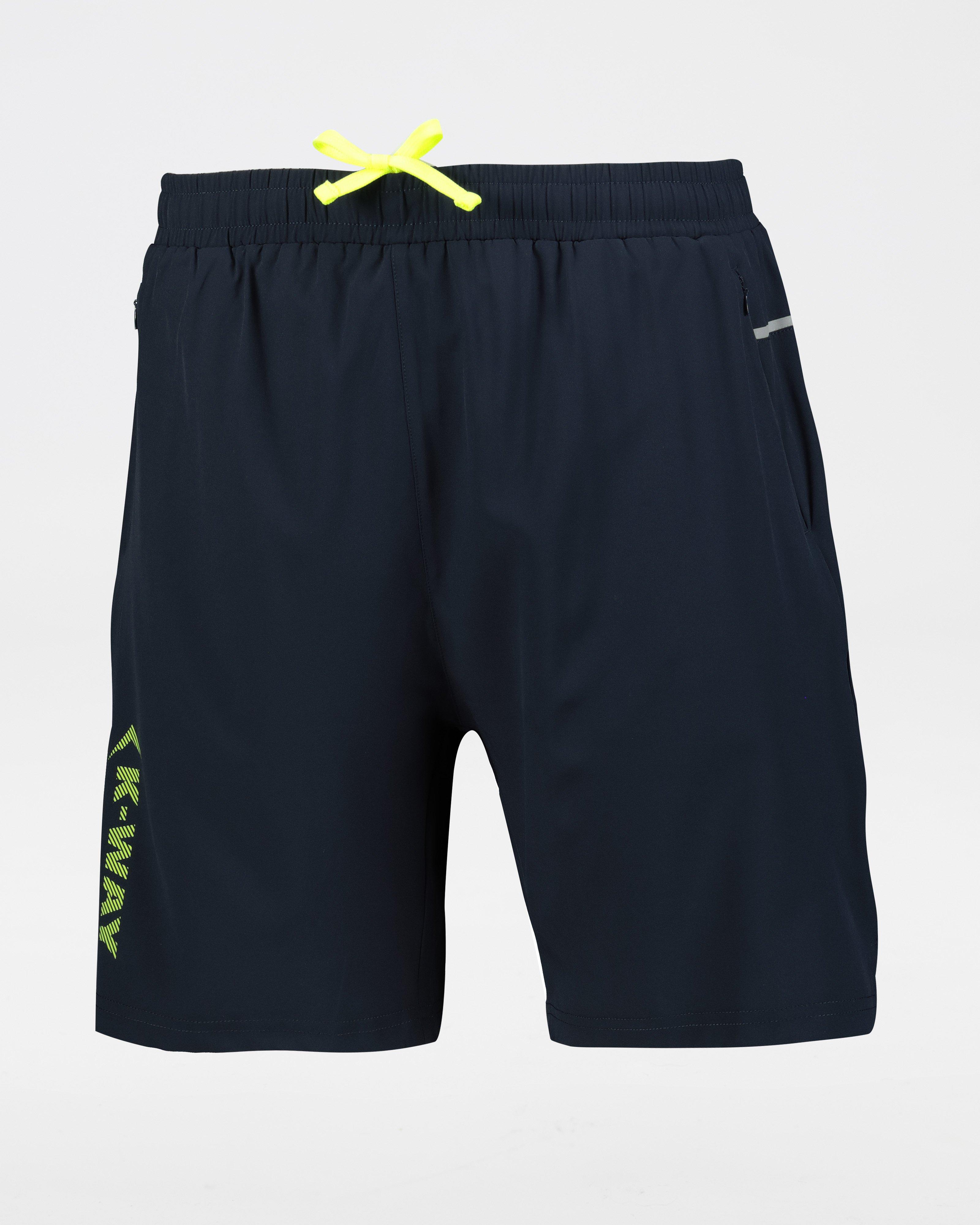 K-Way Men's Pulse Flex Running Shorts -  Navy