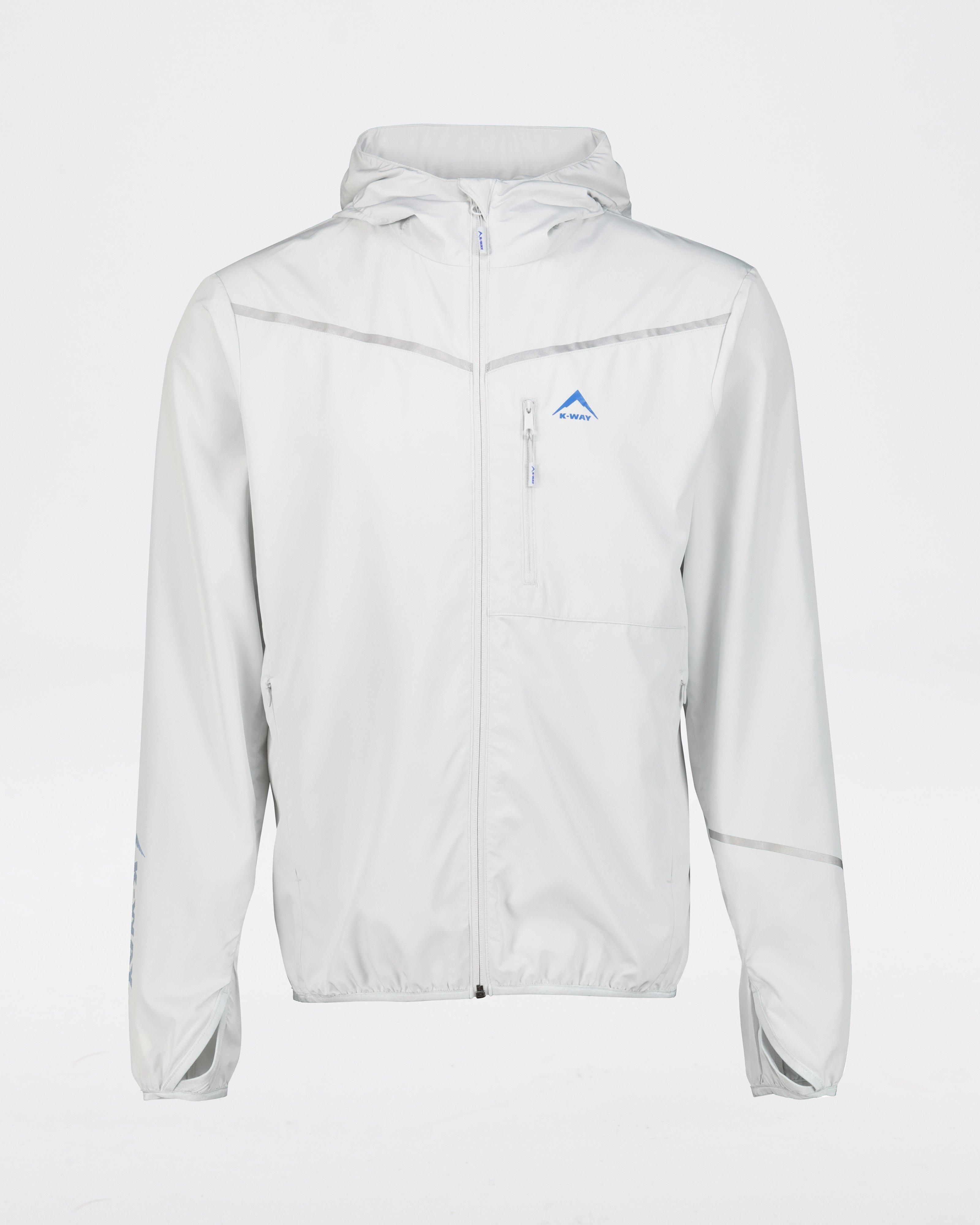 K-Way Pulse Men's Flex Windbreaker Jacket -  Silver