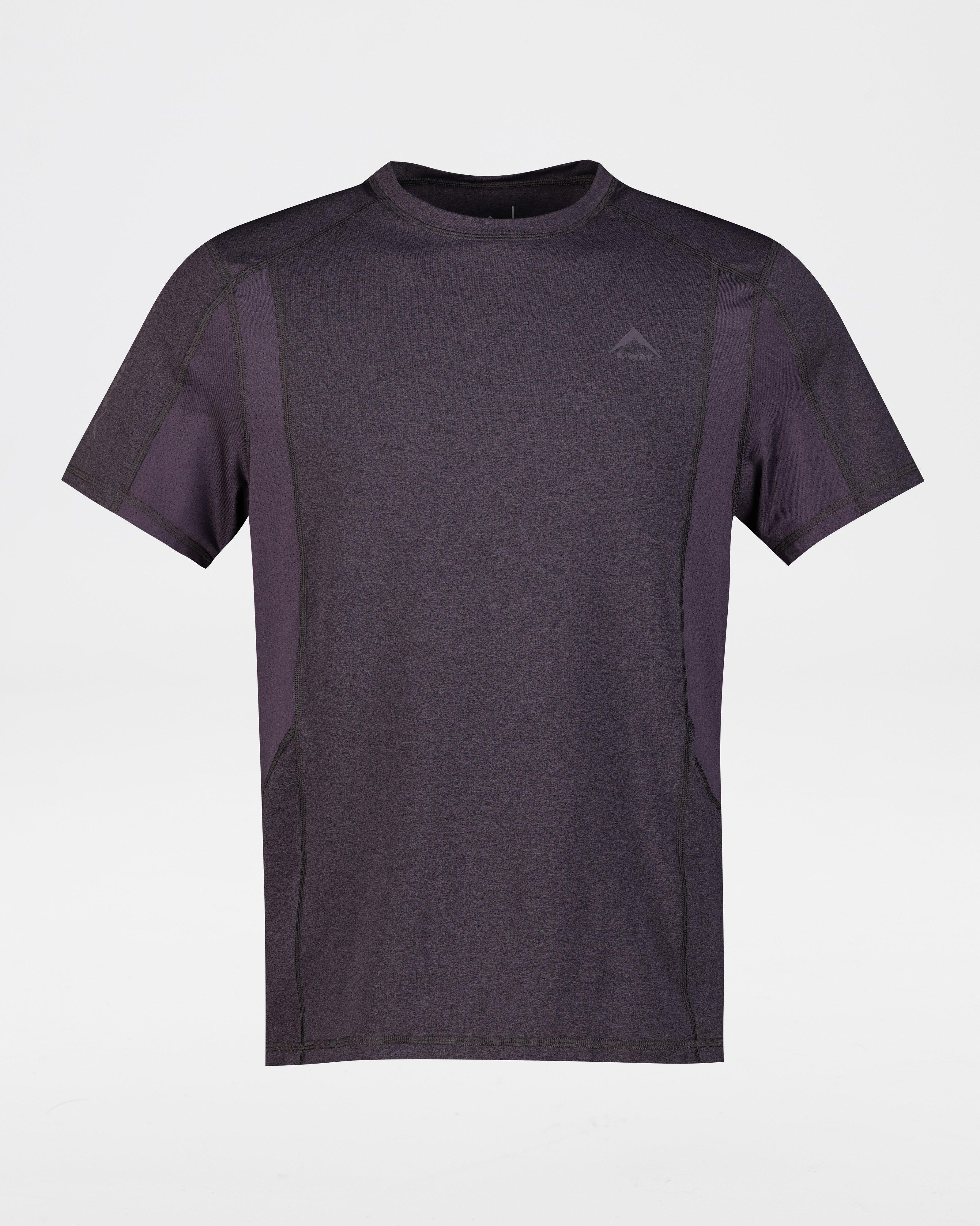 K-Way Pulse Men's Flex Short Sleeve Tech T-shirt -  Purple